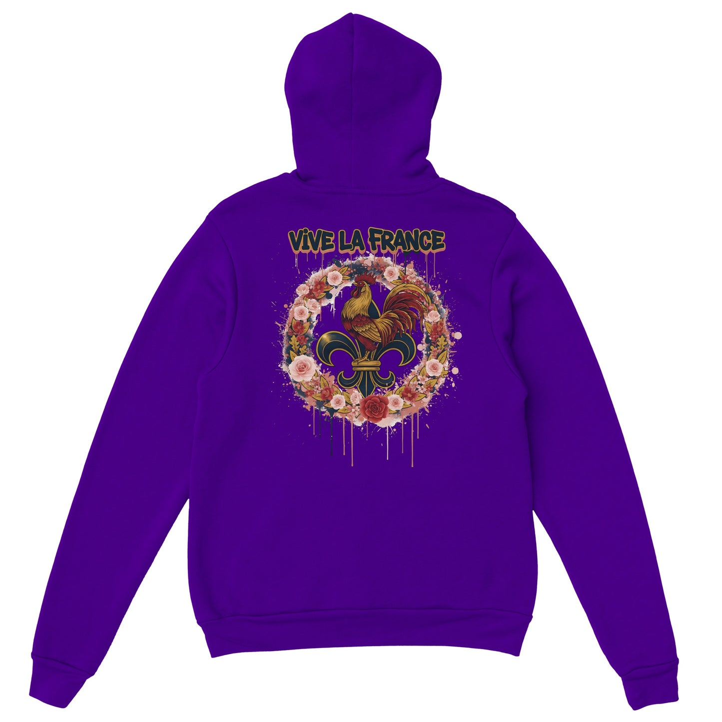 Sweat à capuche femme  Vive la France – Hoodie Premium Confortable et Résistant