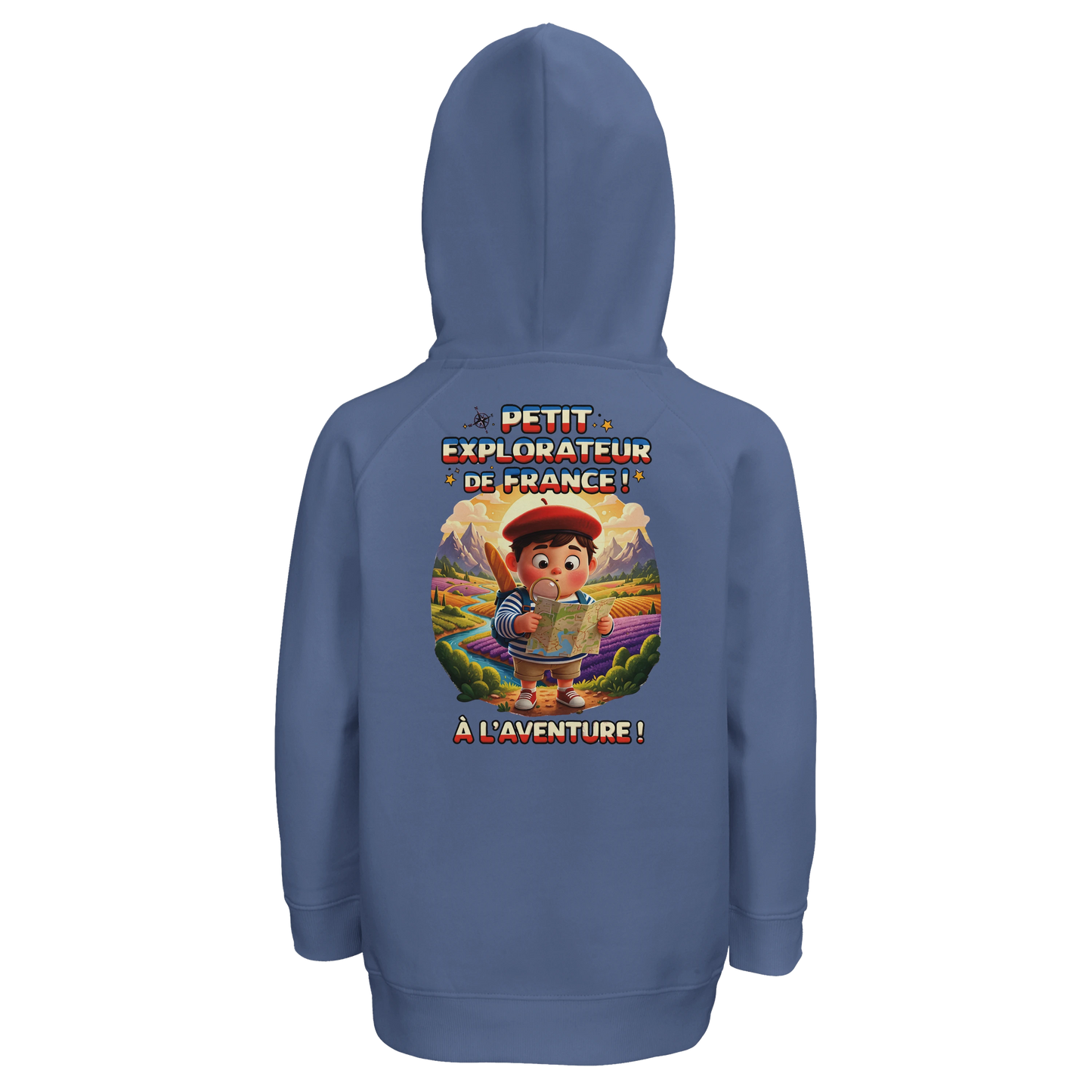 Sweat à Capuche Enfant Petit Explorateur - Coton Bio et Durable