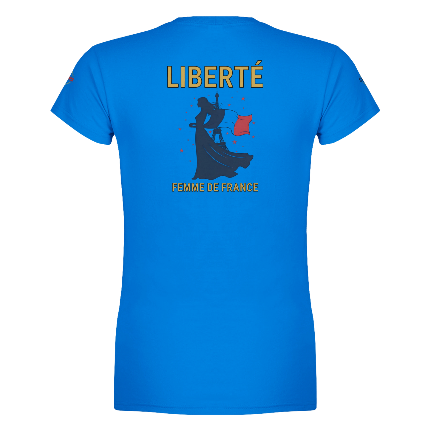 T-shirt Femme Liberté - Coton Premium Semi-Ajusté