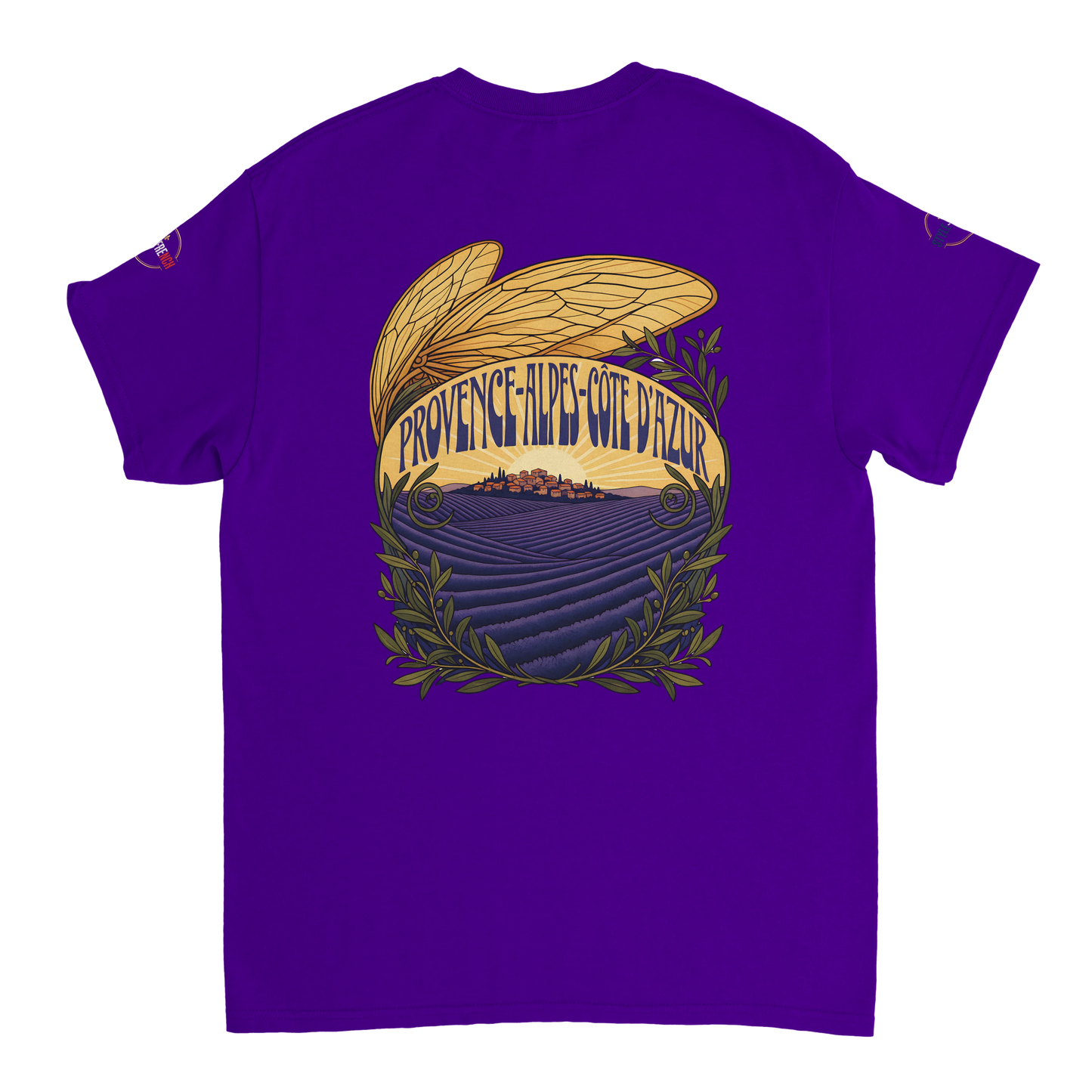 T-Shirt Unisexe Provence-Alpes-Côte d'Azur – Coton Épais Premium