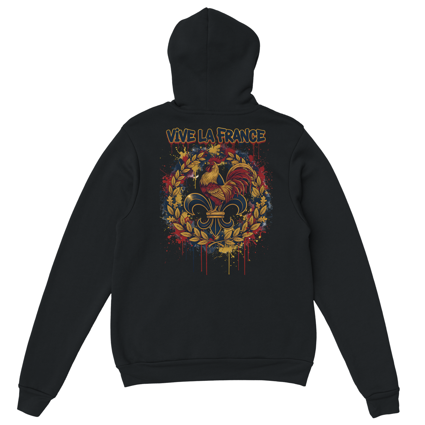 Sweat à Capuche Homme Vive la France – Confort et Style Tricolore