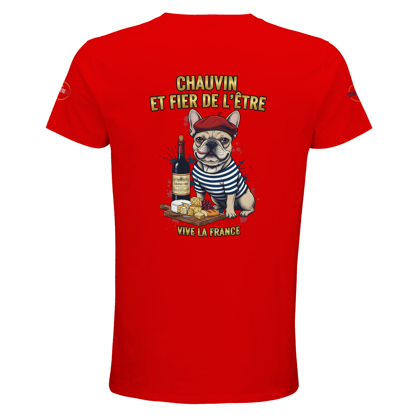 T-shirt Homme Chauvin et Fier de l'Être - 100% Coton Bio