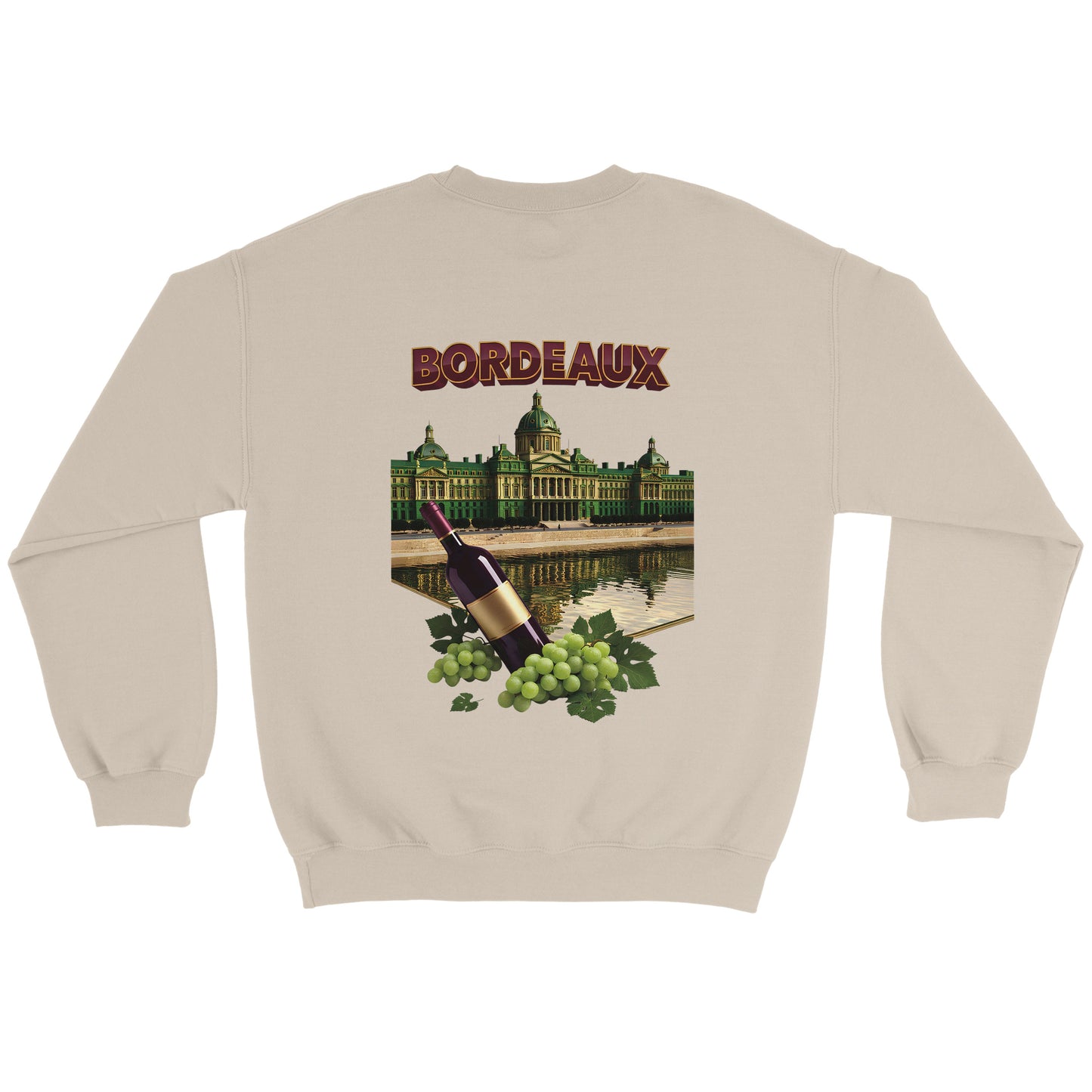 Sweat-shirt Unisexe Bordeaux Ville de France – Classique et Confortable