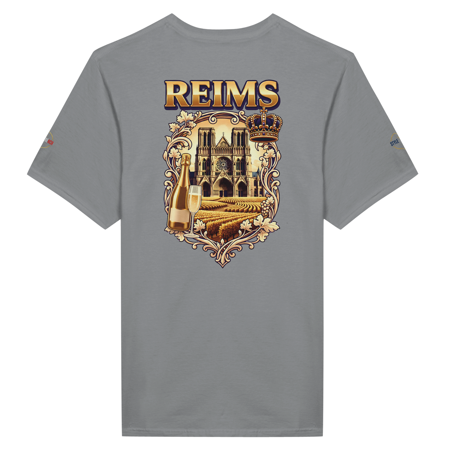 T-shirt Unisexe Reims - Ville de France - Design Premium