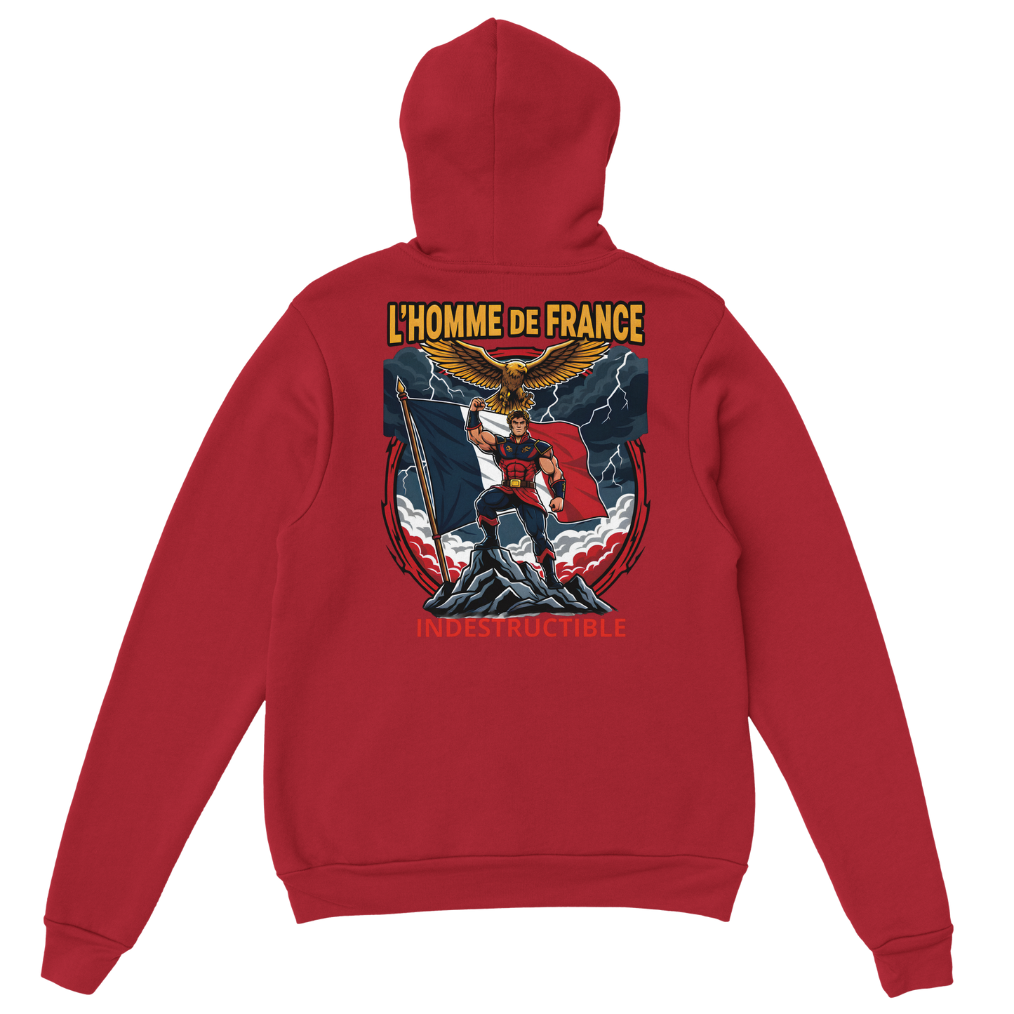 Sweat à Capuche Homme homme de France - Design France - Confort Premium