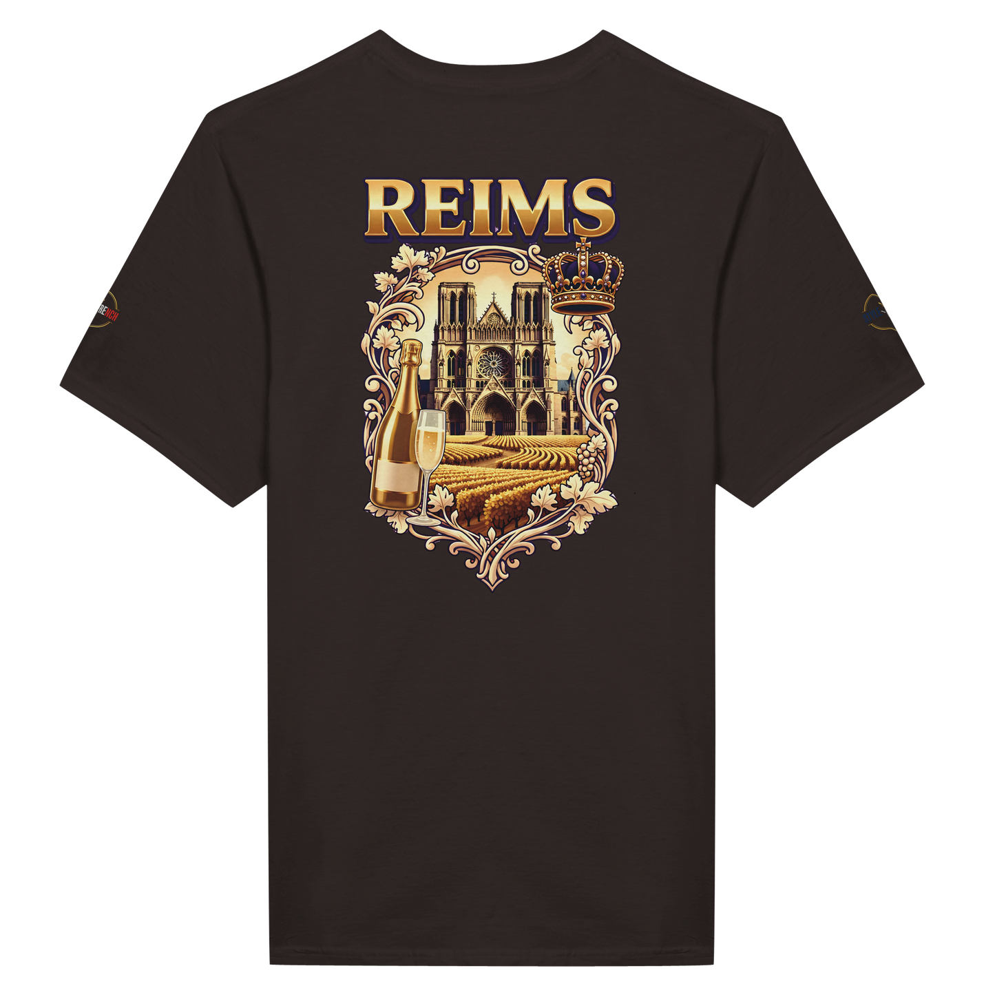 T-shirt Unisexe Reims - Ville de France - Design Premium