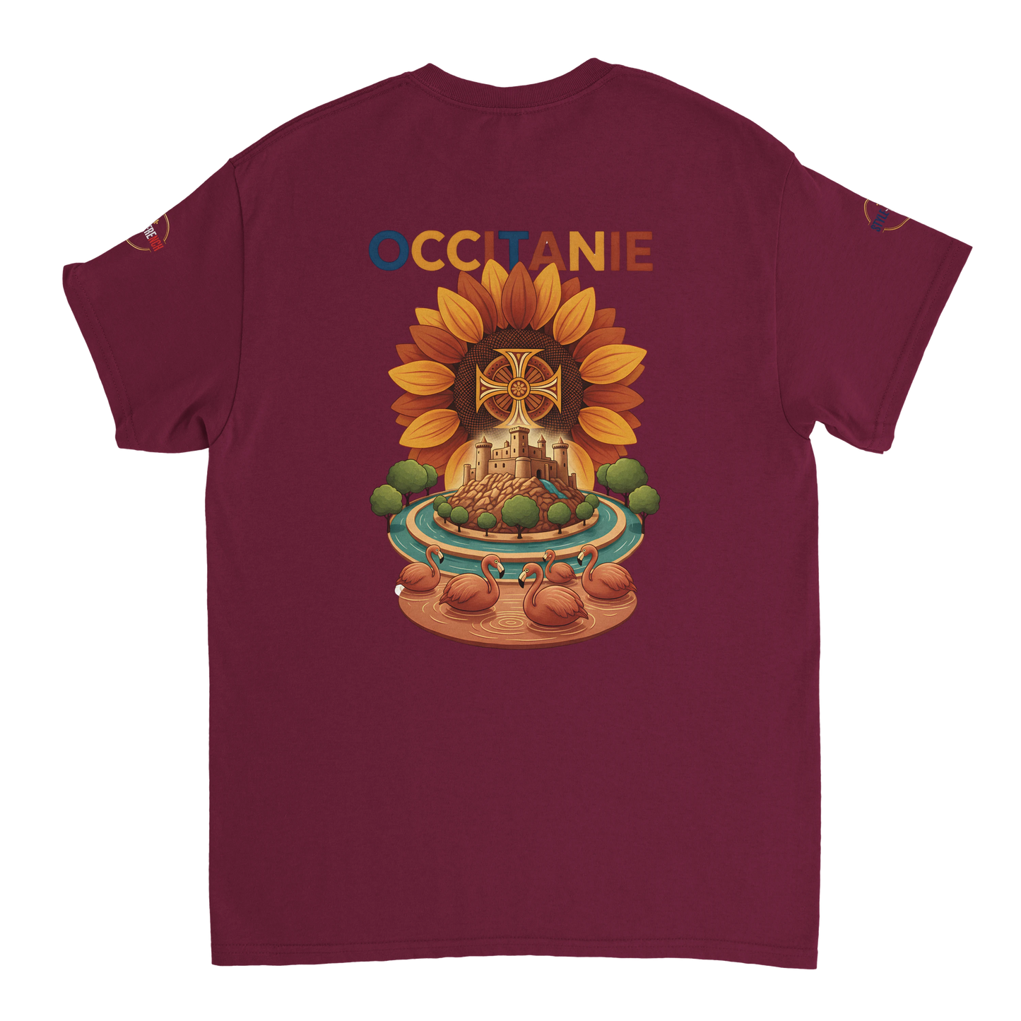 T-shirt Unisexe Occitanie – Coton Épais Premium