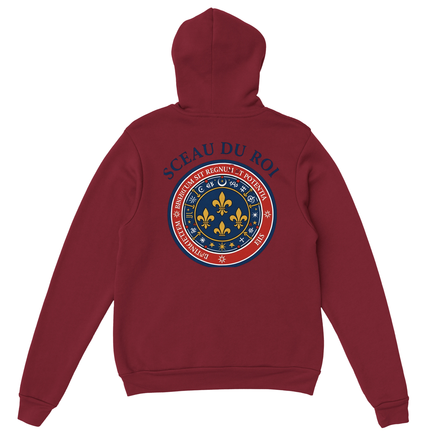 Sweat à capuche Le Sceau du Roi pour homme – Hoodie premium en coton mélangé