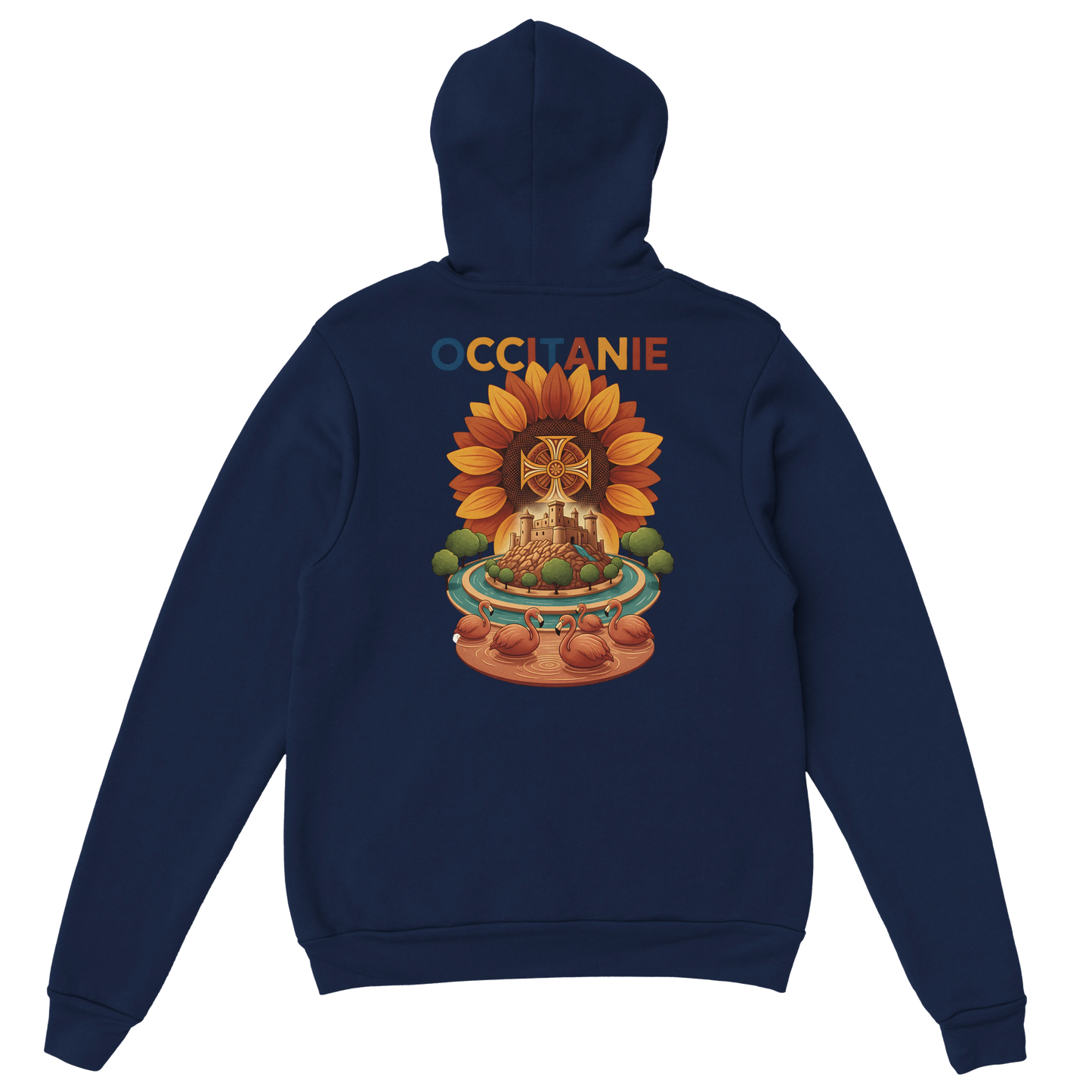 Sweat à Capuche Unisexe Occitanie – Hoodie Confortable et Résistant