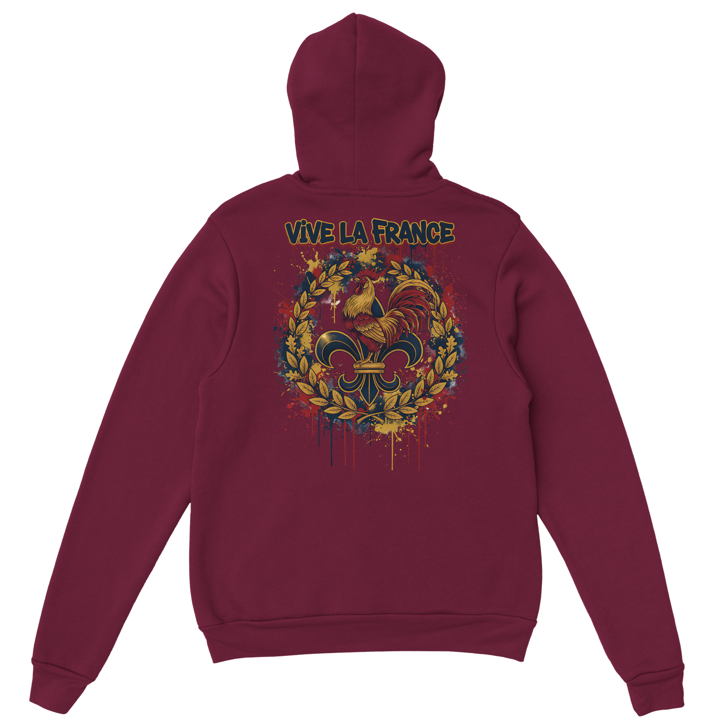 Sweat à Capuche Homme Vive la France – Confort et Style Tricolore