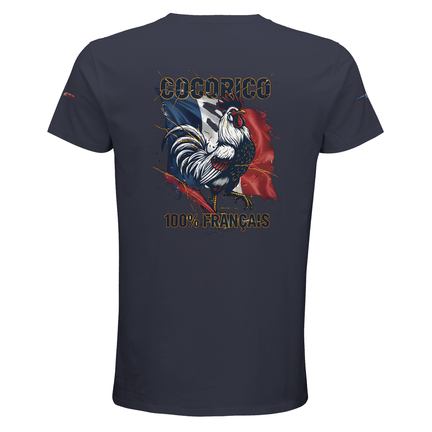 T-shirt Homme Cocorico - Coton Bio Premium à Col Rond