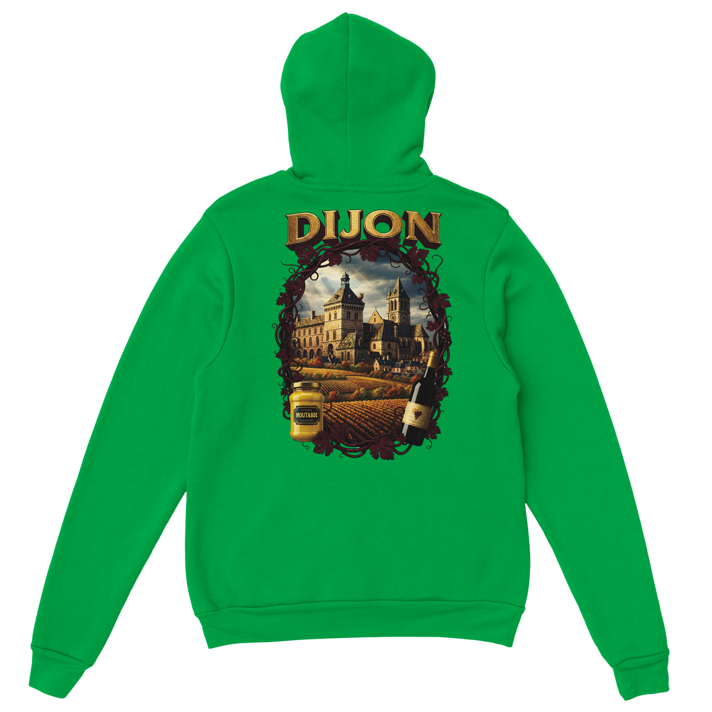 Sweat à Capuche Unisexe Dijon – Ville de France – Confort Premium