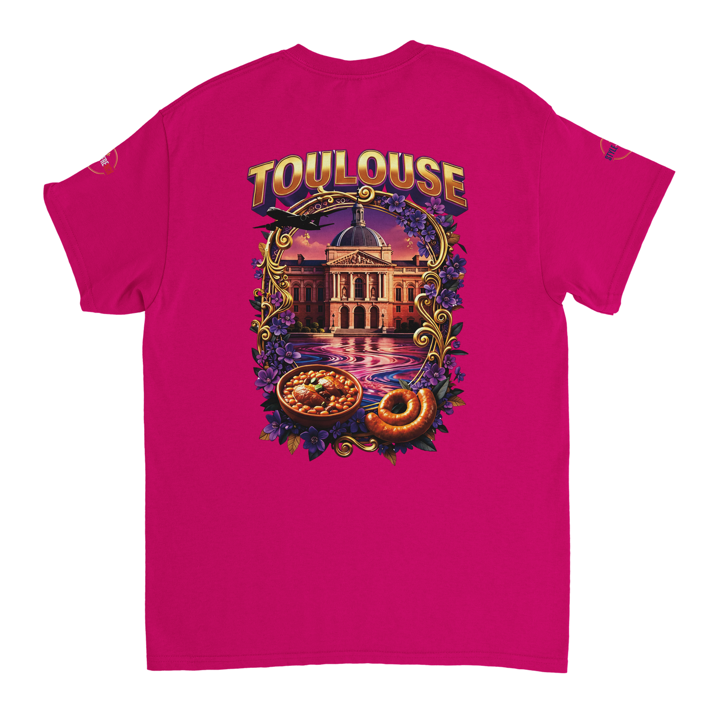T-Shirt Unisexe Toulouse France – T-Shirt en Coton Premium à Coupe Classique