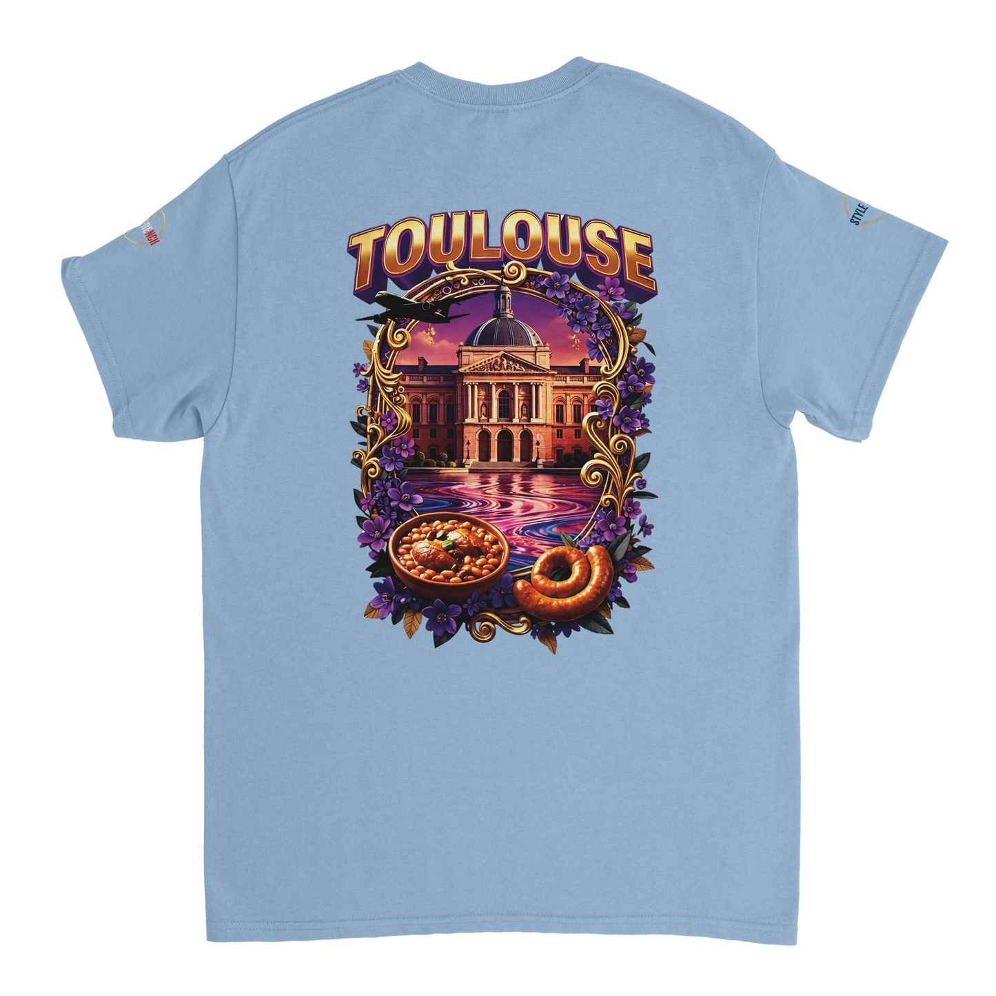 T-Shirt Unisexe Toulouse France – T-Shirt en Coton Premium à Coupe Classique