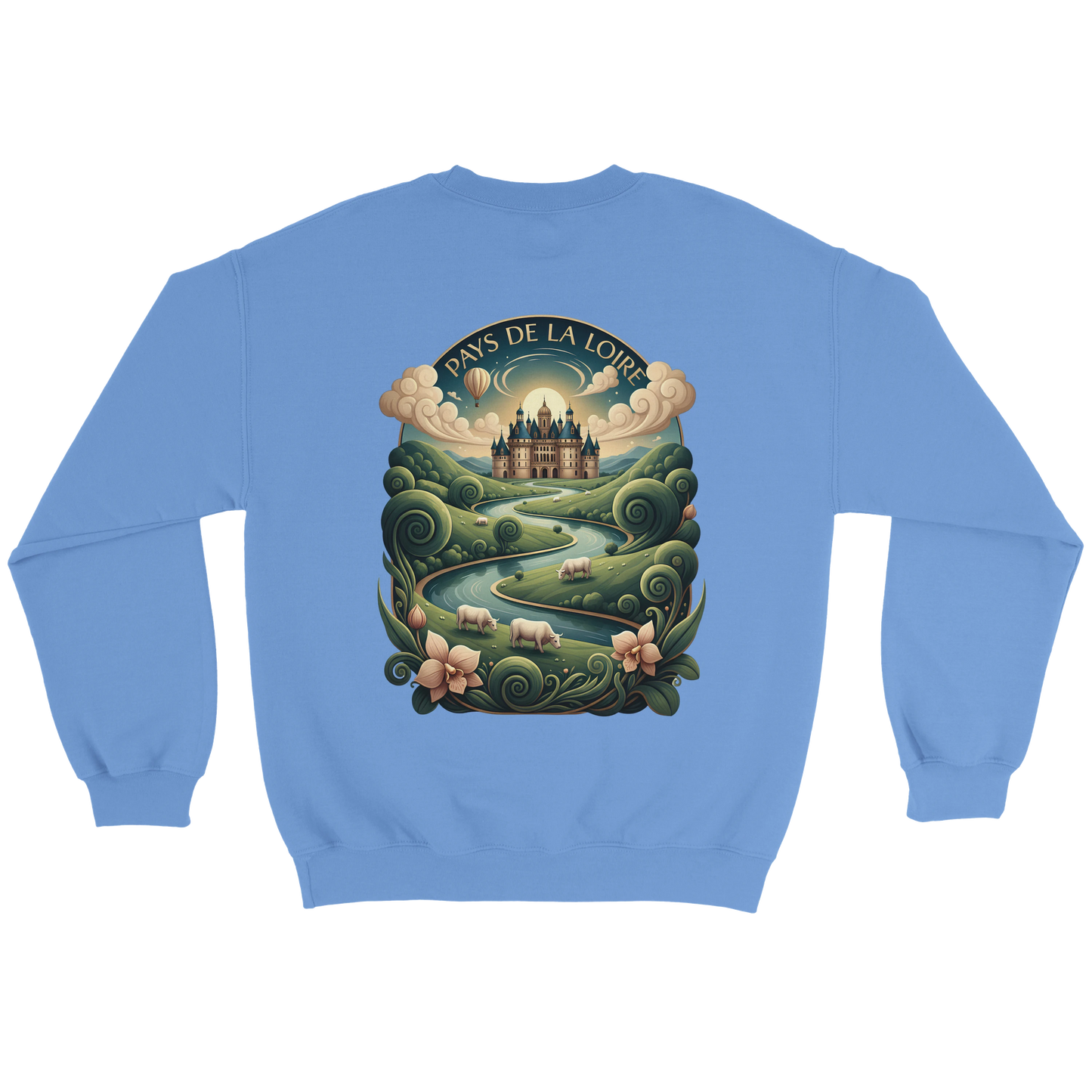 Sweat-shirt Unisexe Pays de la Loire – Confort Premium et Coupe Classique
