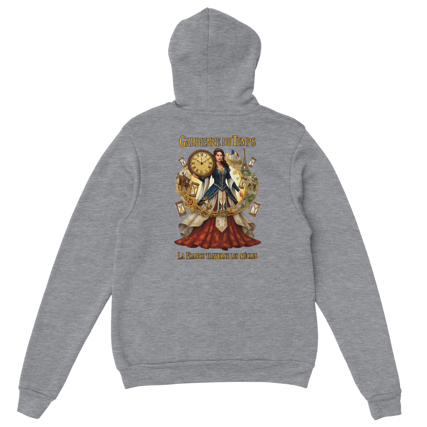 Sweat à Capuche Femme Gardienne du Temps - Confort Premium