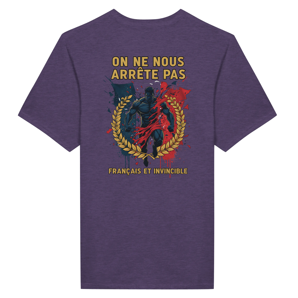 T-shirt Homme « On Nous Arrête Pas » - Classique Ras du Cou Gildan 64000