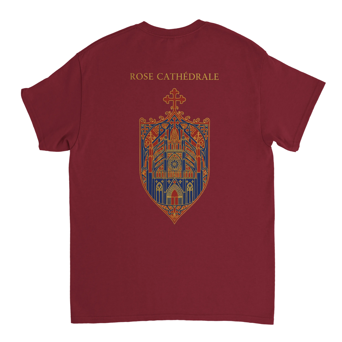 T-Shirt Femme Rose Cathédrale | Gildan 5000 Coton Épais