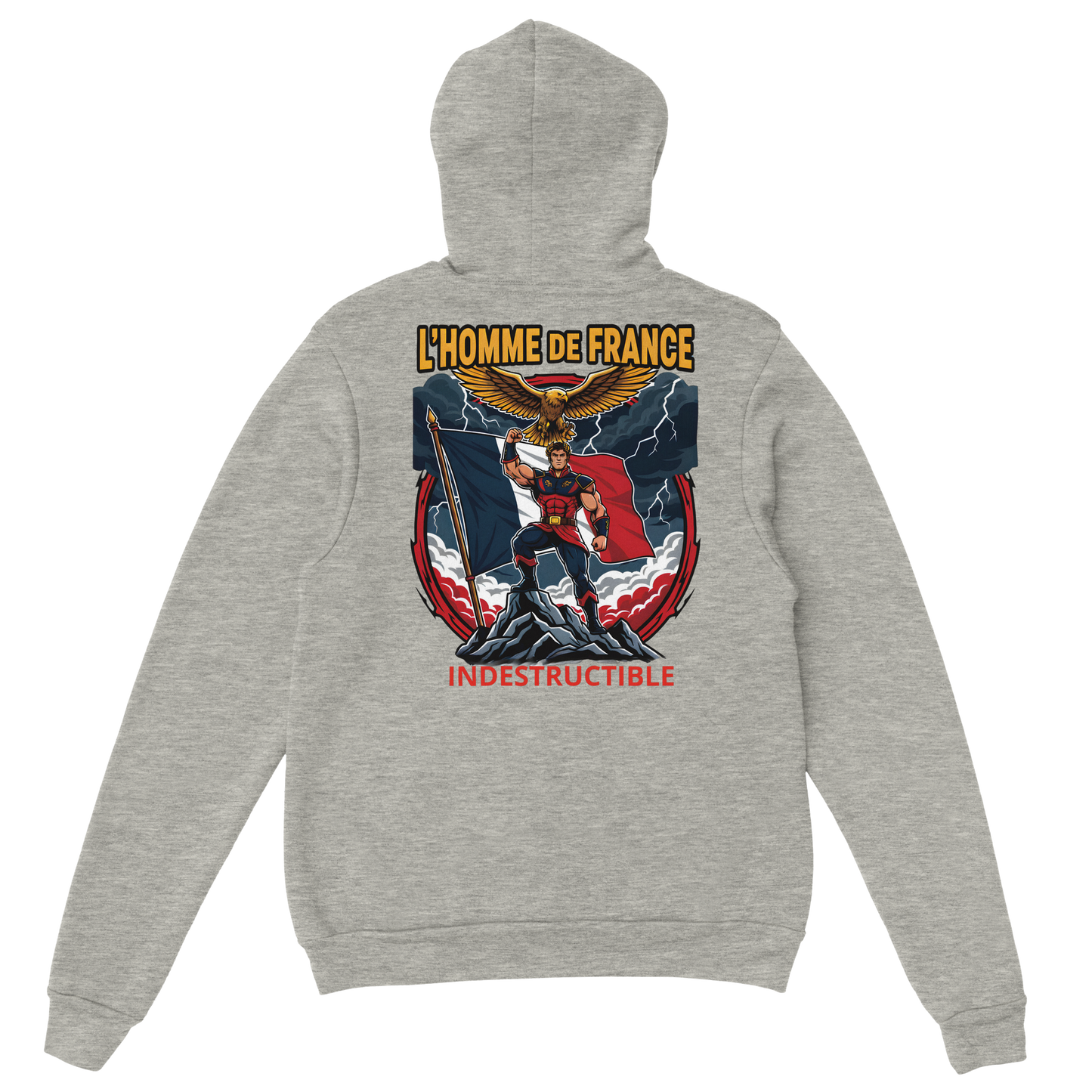 Sweat à Capuche Homme homme de France - Design France - Confort Premium