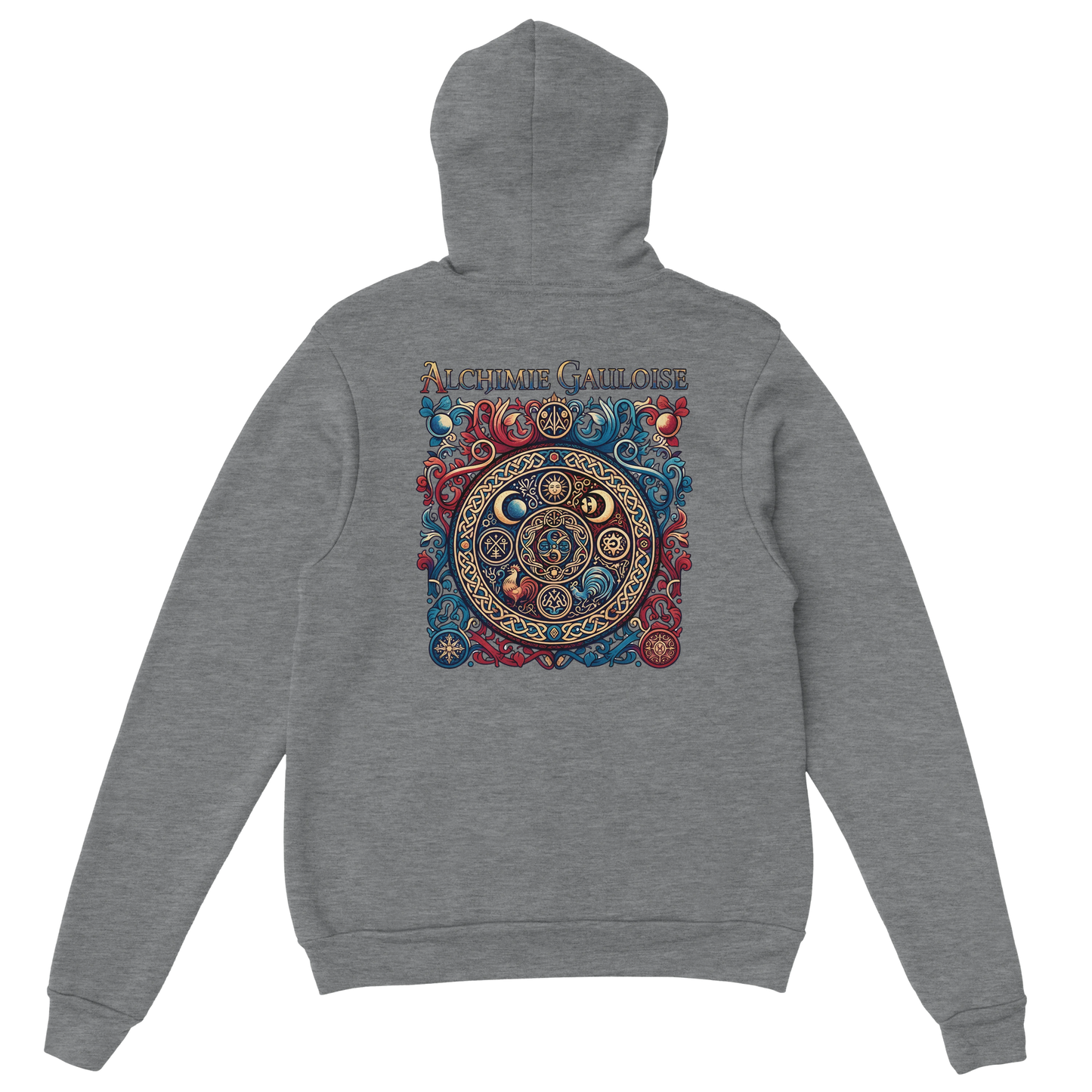 Sweat à capuche homme Alchimie Gauloise – Hoodie premium en coton mélangé