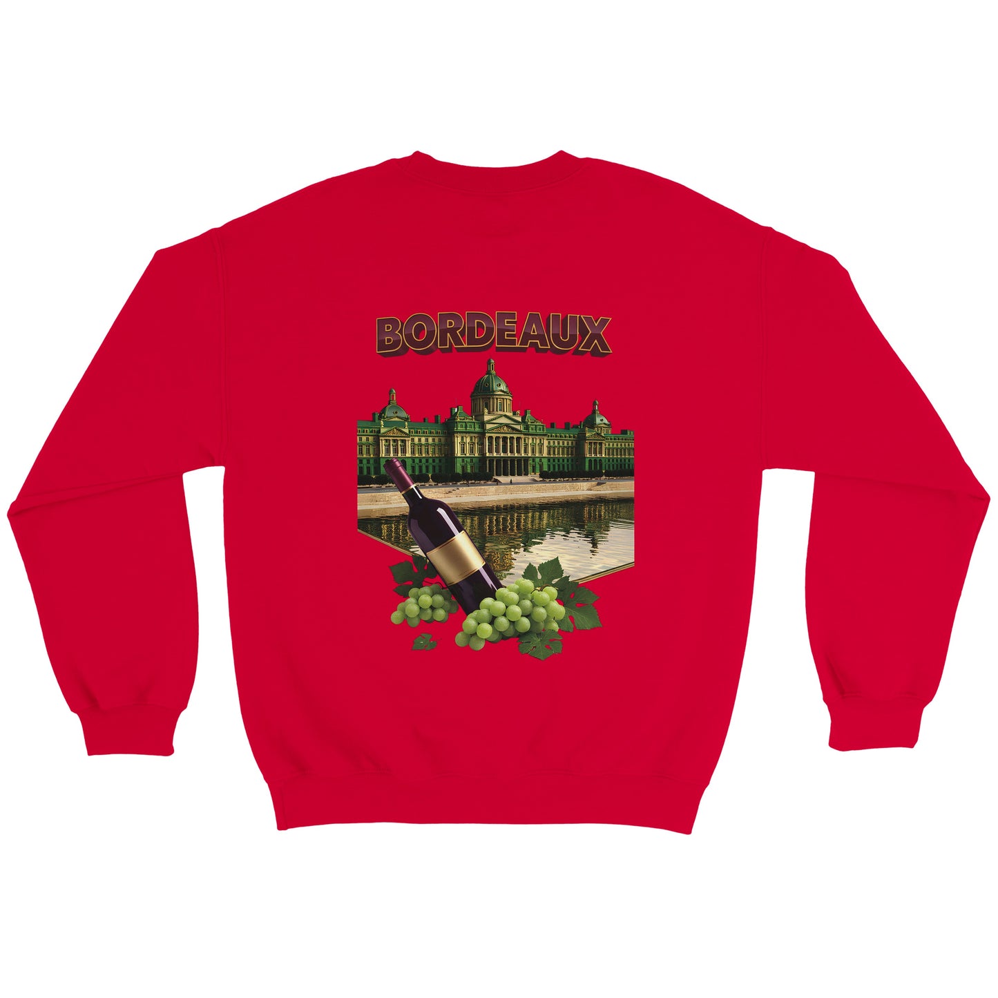 Sweat-shirt Unisexe Bordeaux Ville de France – Classique et Confortable