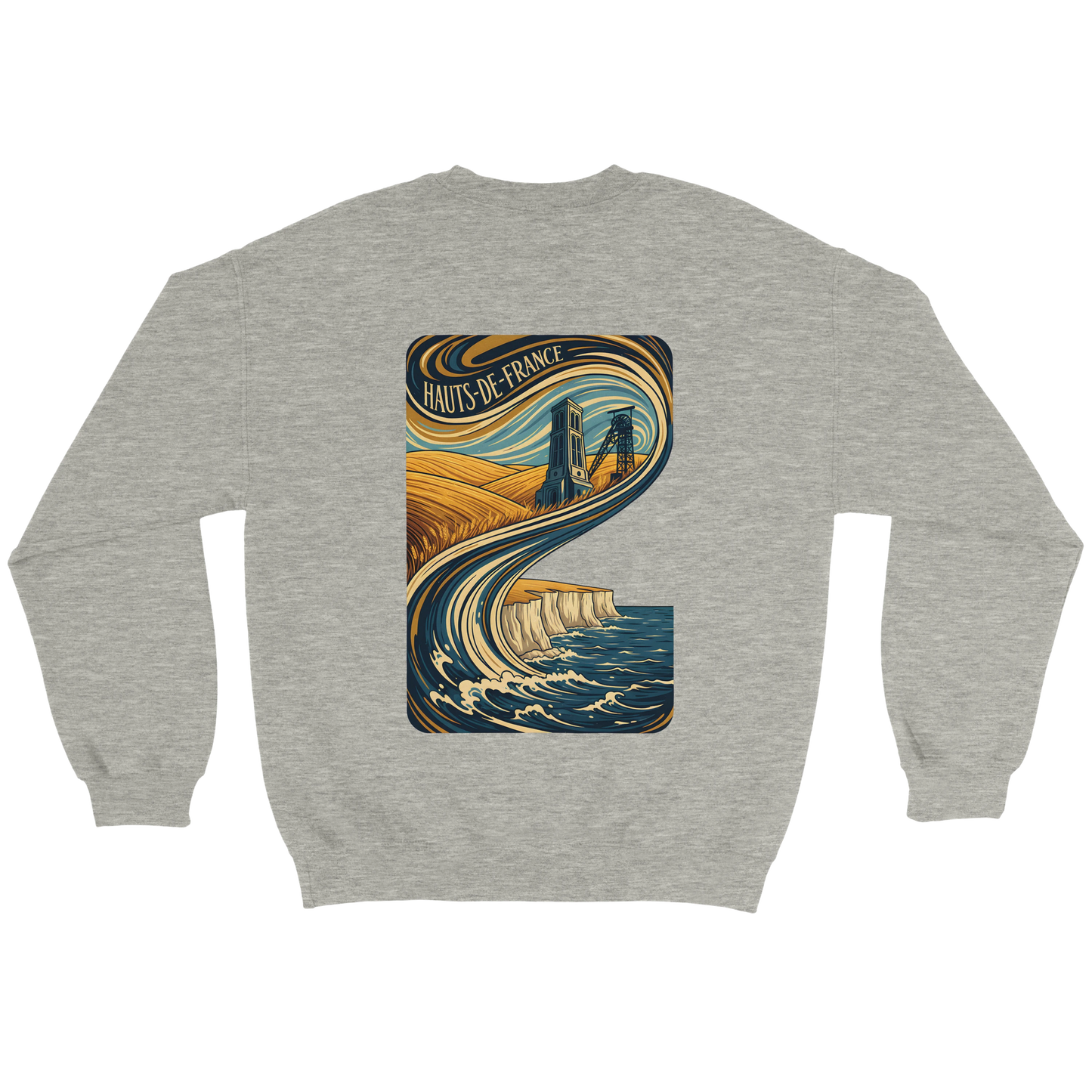 Sweat-shirt Unisexe Haut de France - Confort Premium et Design Classique