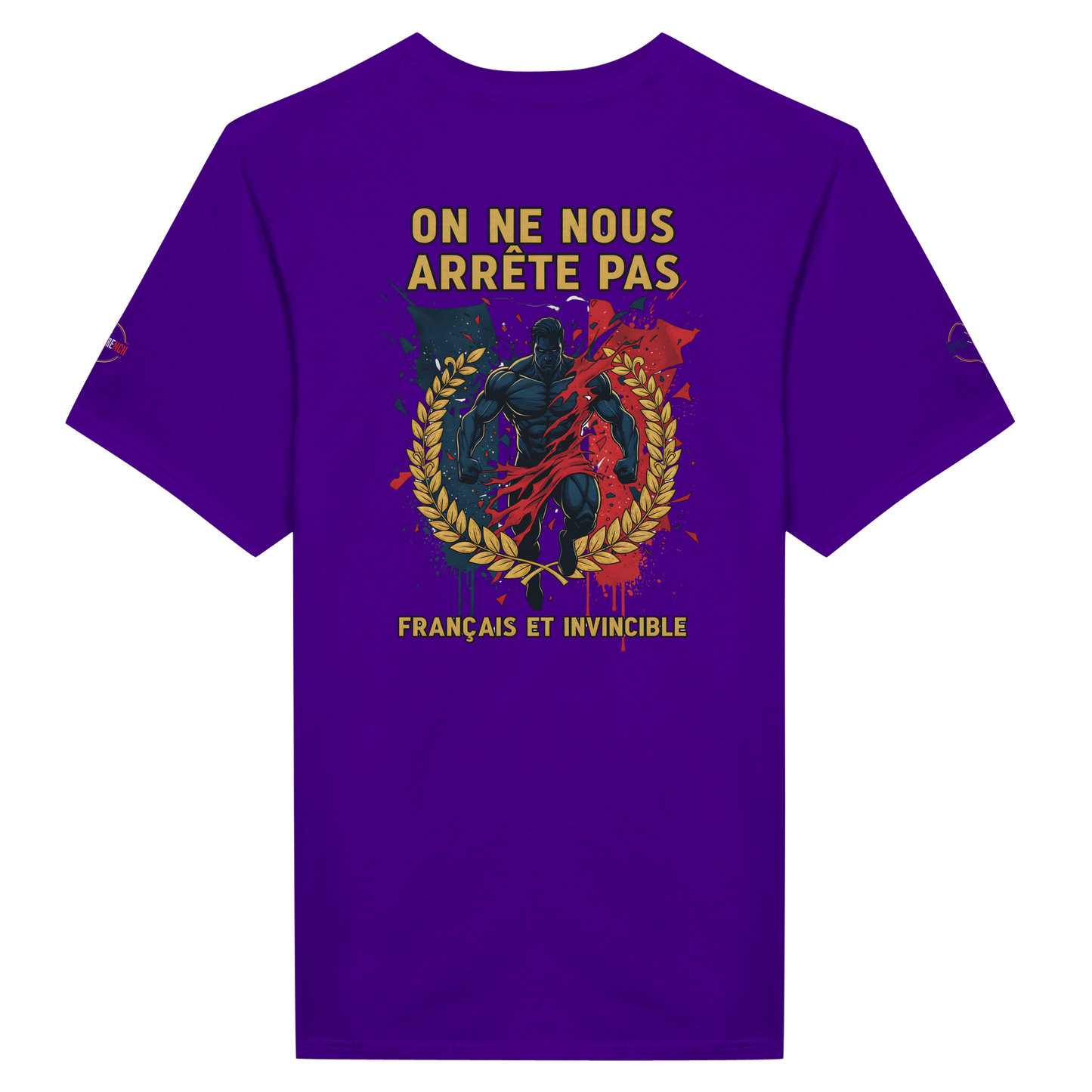 T-shirt Homme 'On  nous arrête pas' – Coton Premium Confort