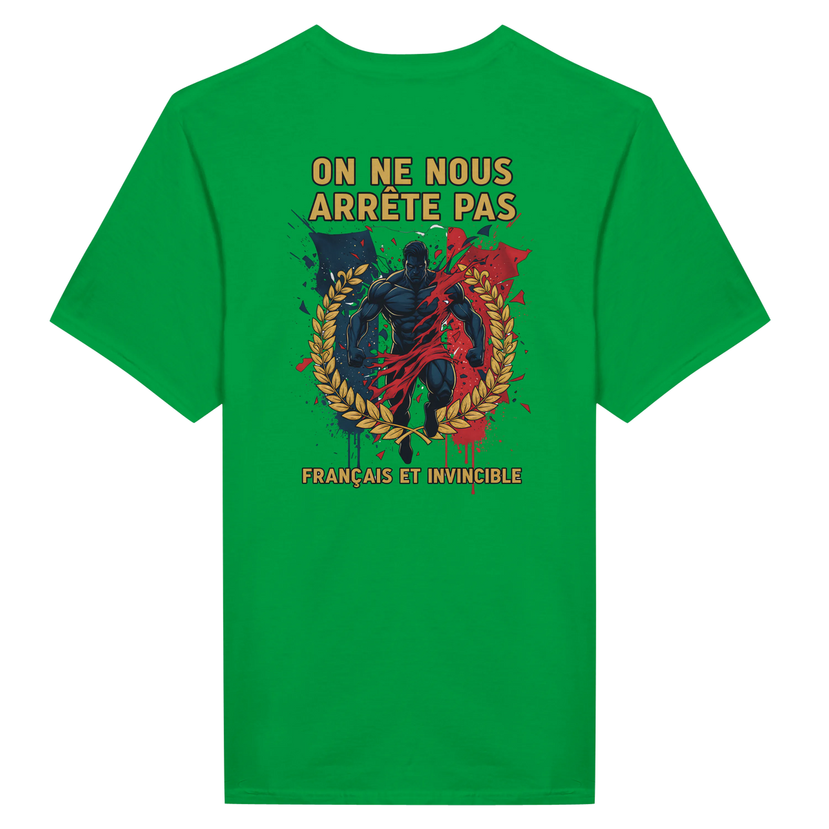 T-shirt Homme « On Nous Arrête Pas » - Classique Ras du Cou Gildan 64000