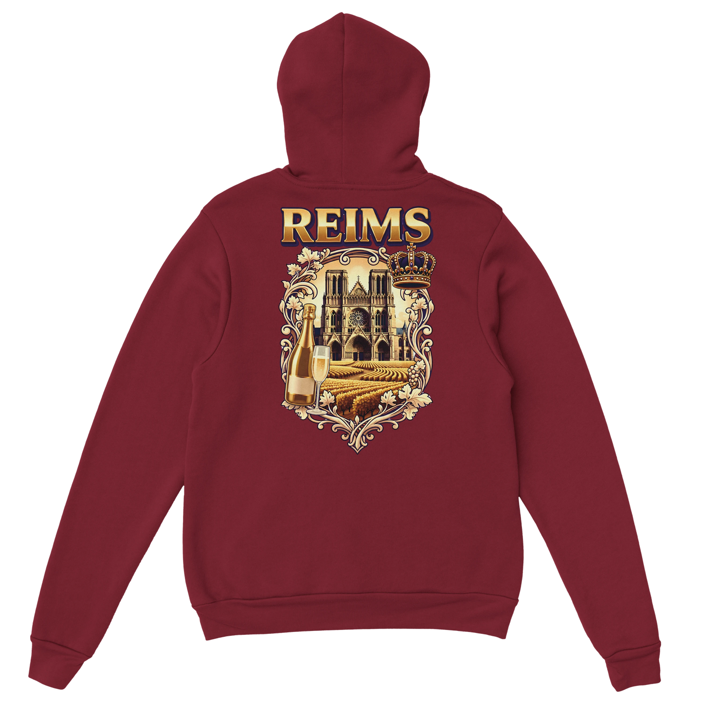 Sweat à capuche unisexe Reims - Confort premium avec conseils d'entretien