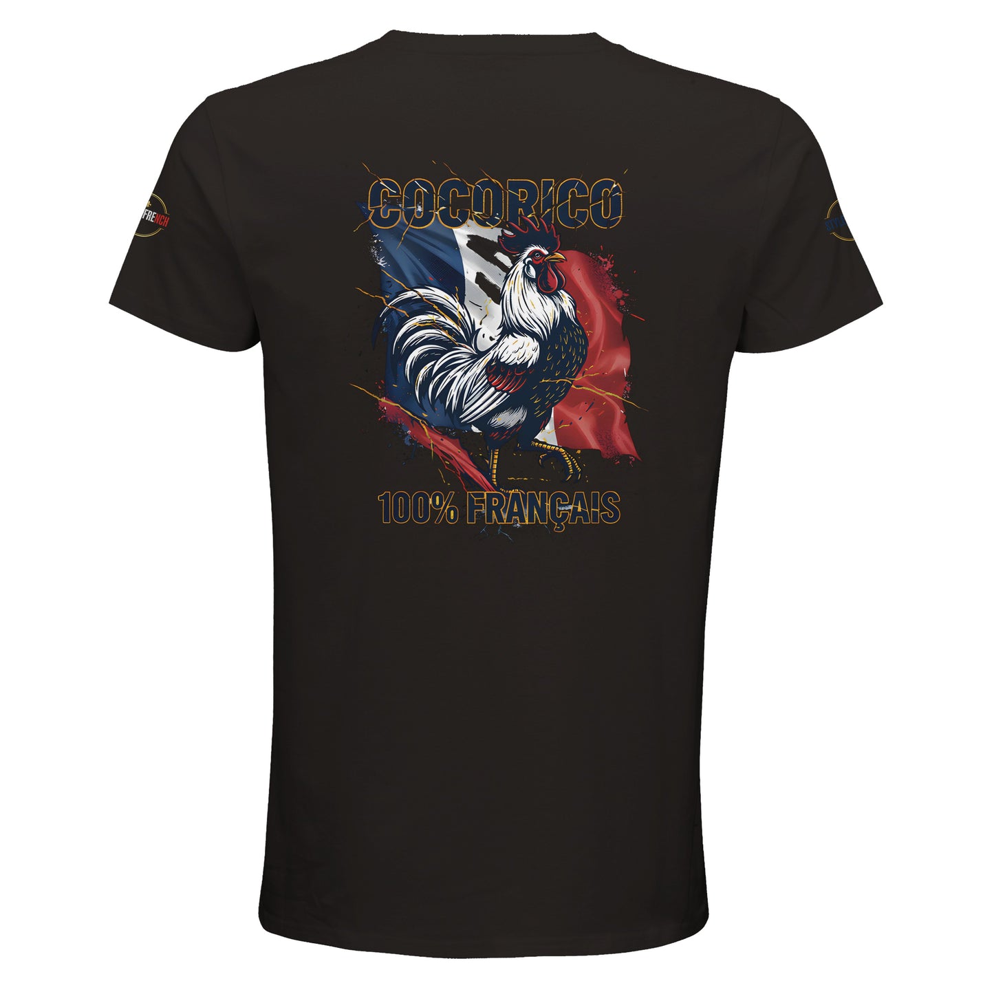T-shirt Homme Cocorico - Coton Bio Premium à Col Rond