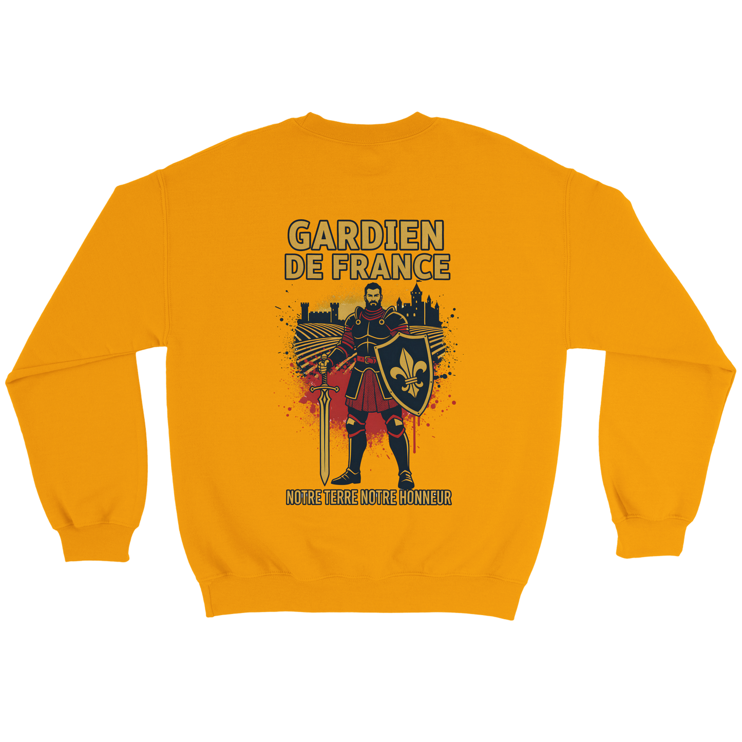 Sweat-shirt Homme Gardien de France - Premium French Heritage Apparel