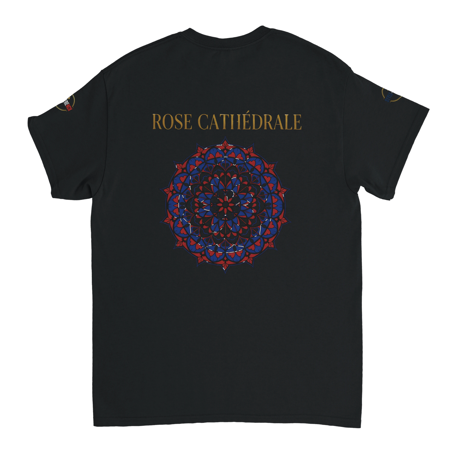T-shirt Femme Rose Cathédrale – Coton Épais à Coupe Classique