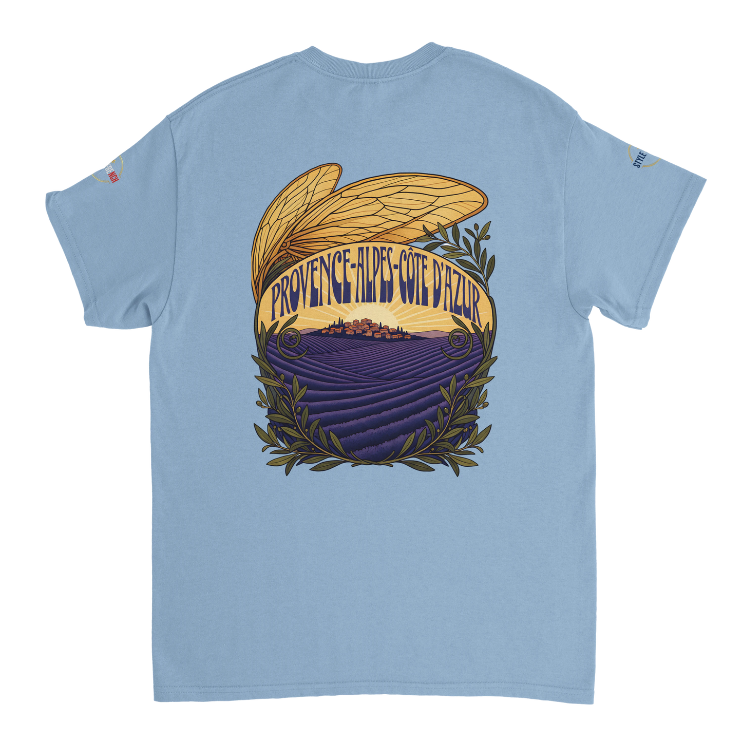 T-Shirt Unisexe Provence-Alpes-Côte d'Azur – Coton Épais Premium
