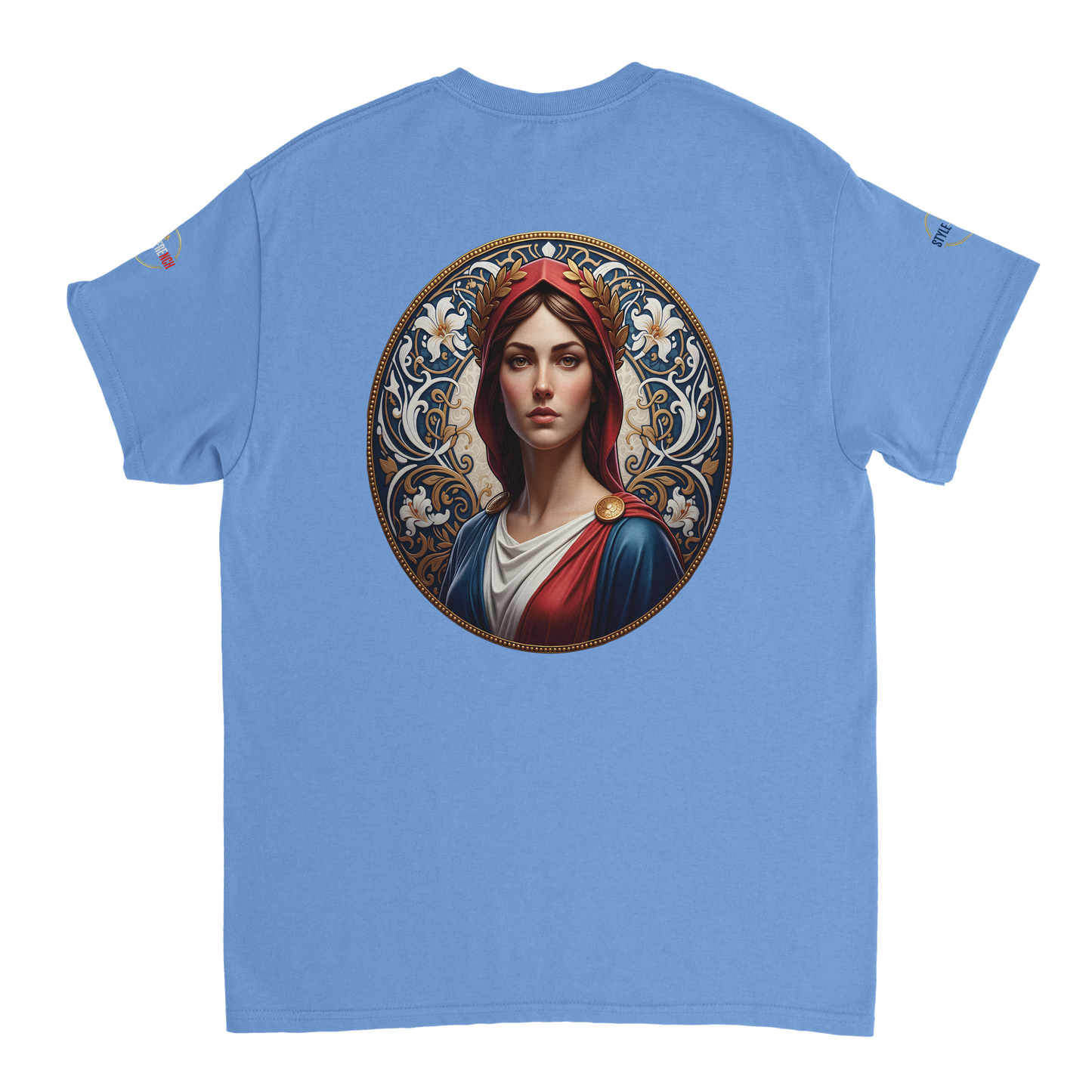 T-shirt Femme Marianne – Coton Épais Coupe Classique