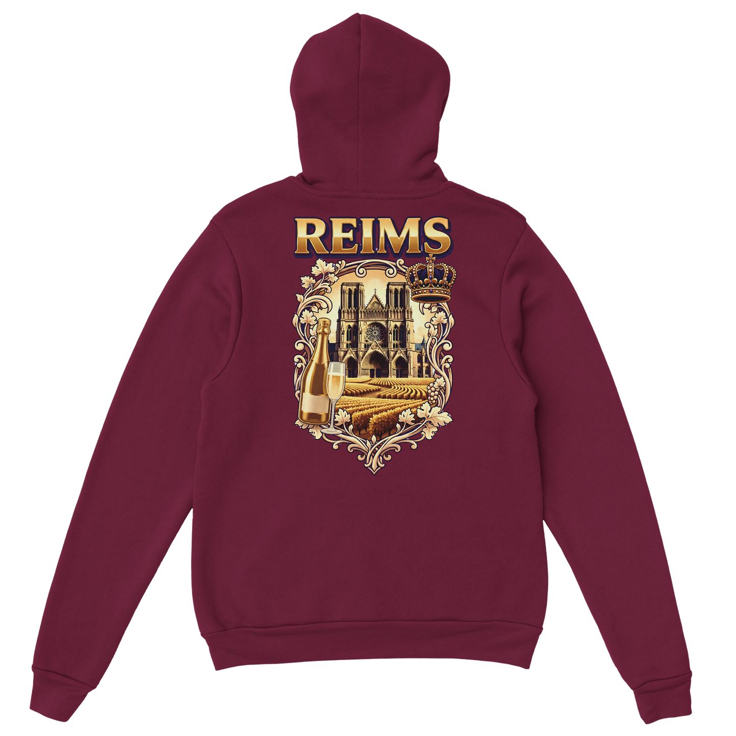 Sweat à capuche unisexe Reims - Confort premium avec conseils d'entretien
