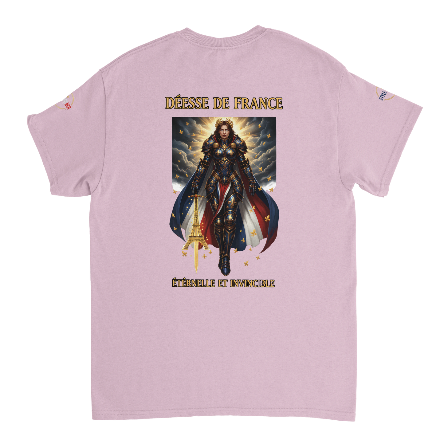 T-shirt Femme Déesse de France - Coton Épais à Coupe Classique