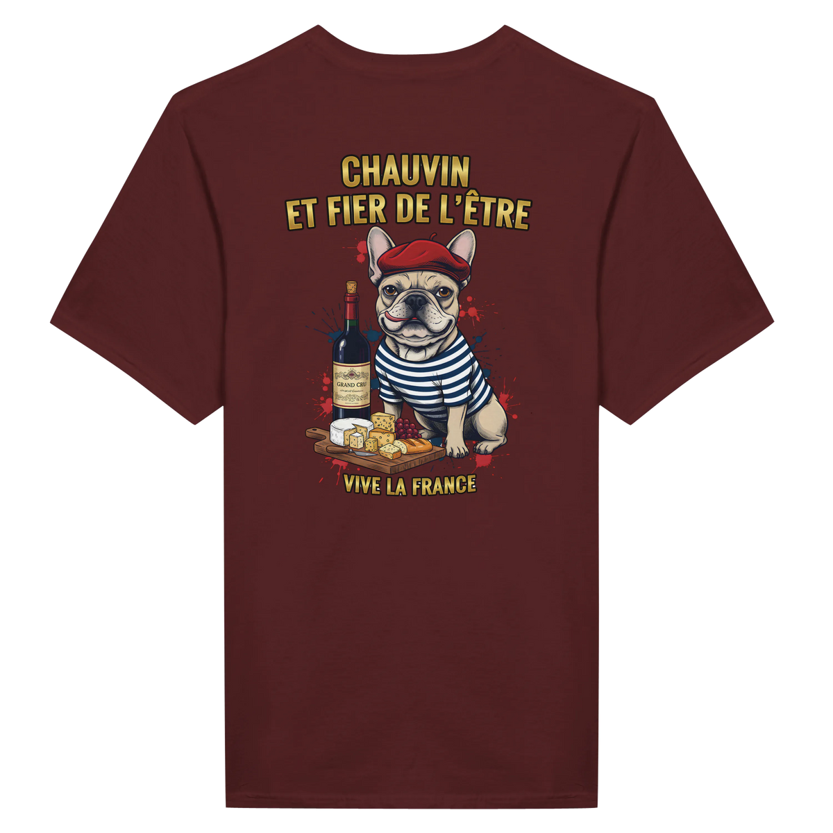 T-shirt Homme Chauvin et Fier de l'Être - Classique Ras du Cou Gildan 64000