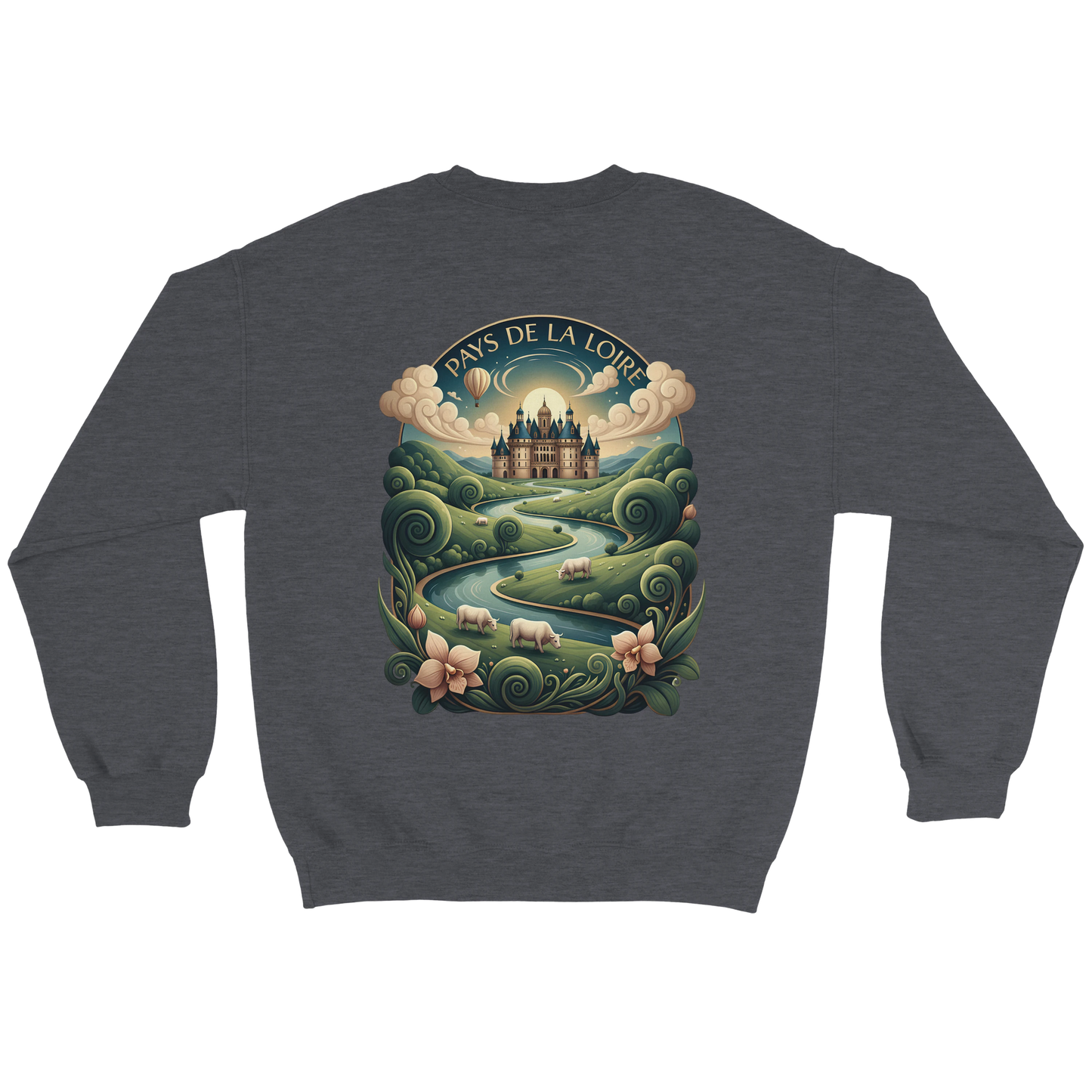 Sweat-shirt Unisexe Pays de la Loire – Confort Premium et Coupe Classique