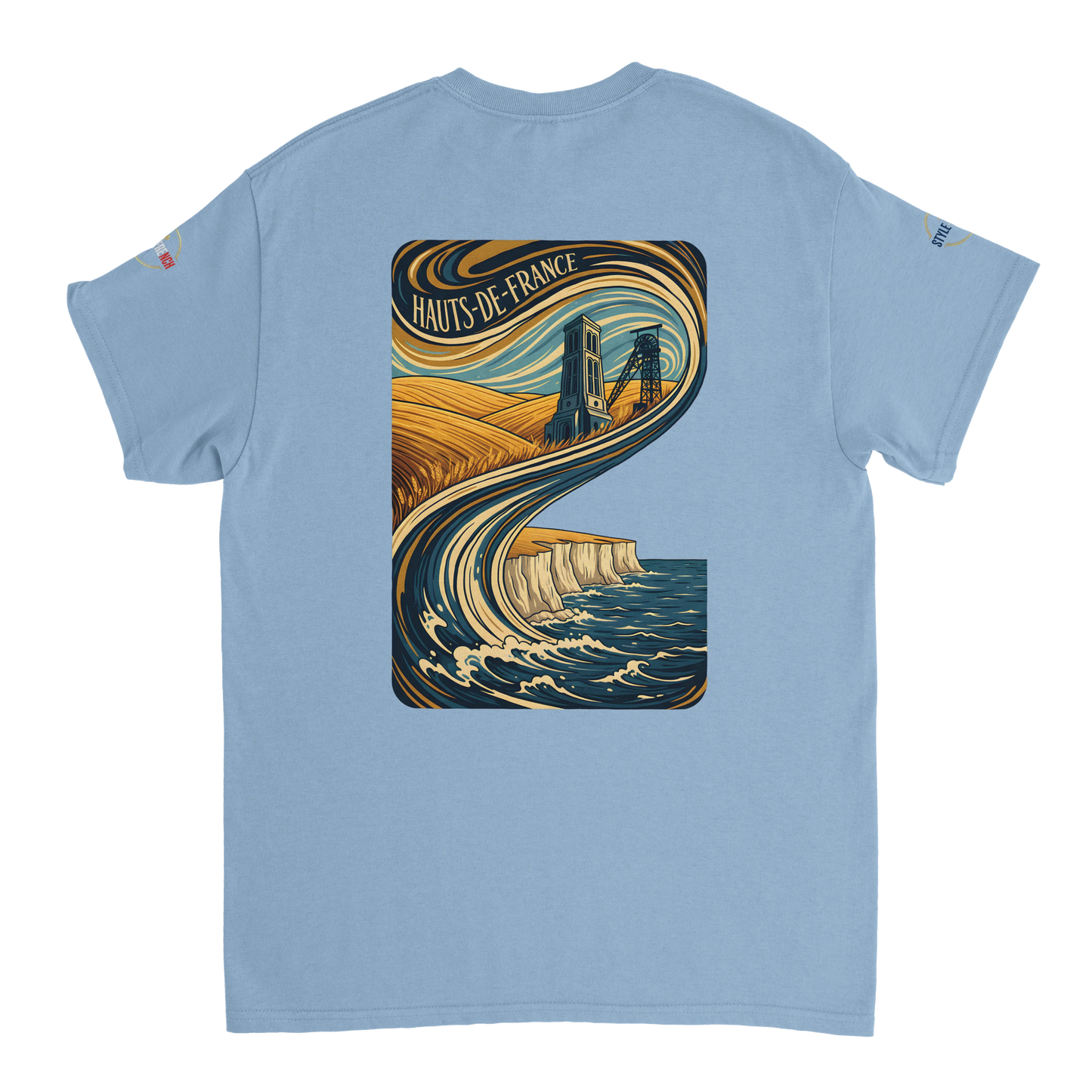 T-shirt Unisexe Haut de France - Coton Épais Premium