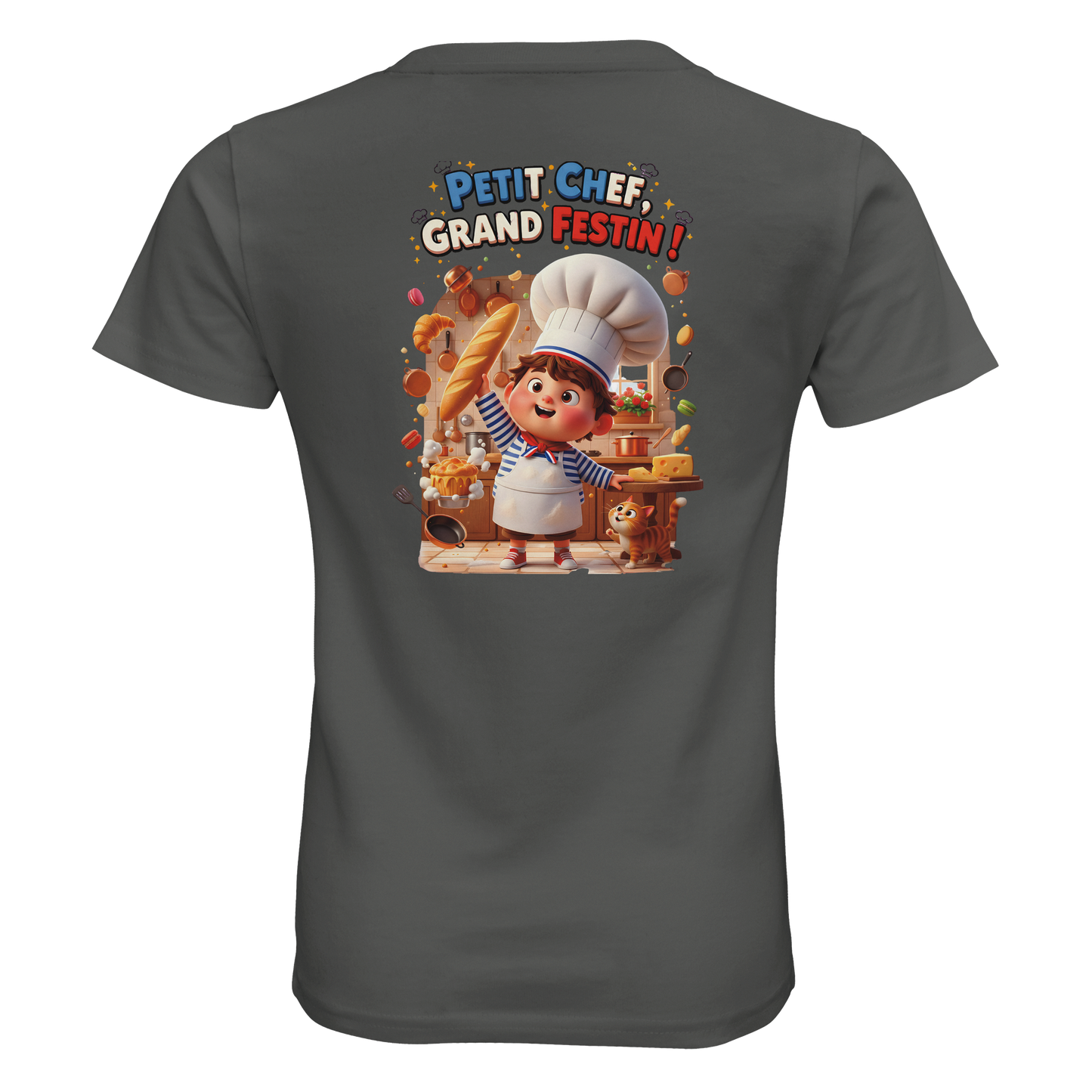 T-Shirt Petit Chef Grand Festin – 100% Coton Bio