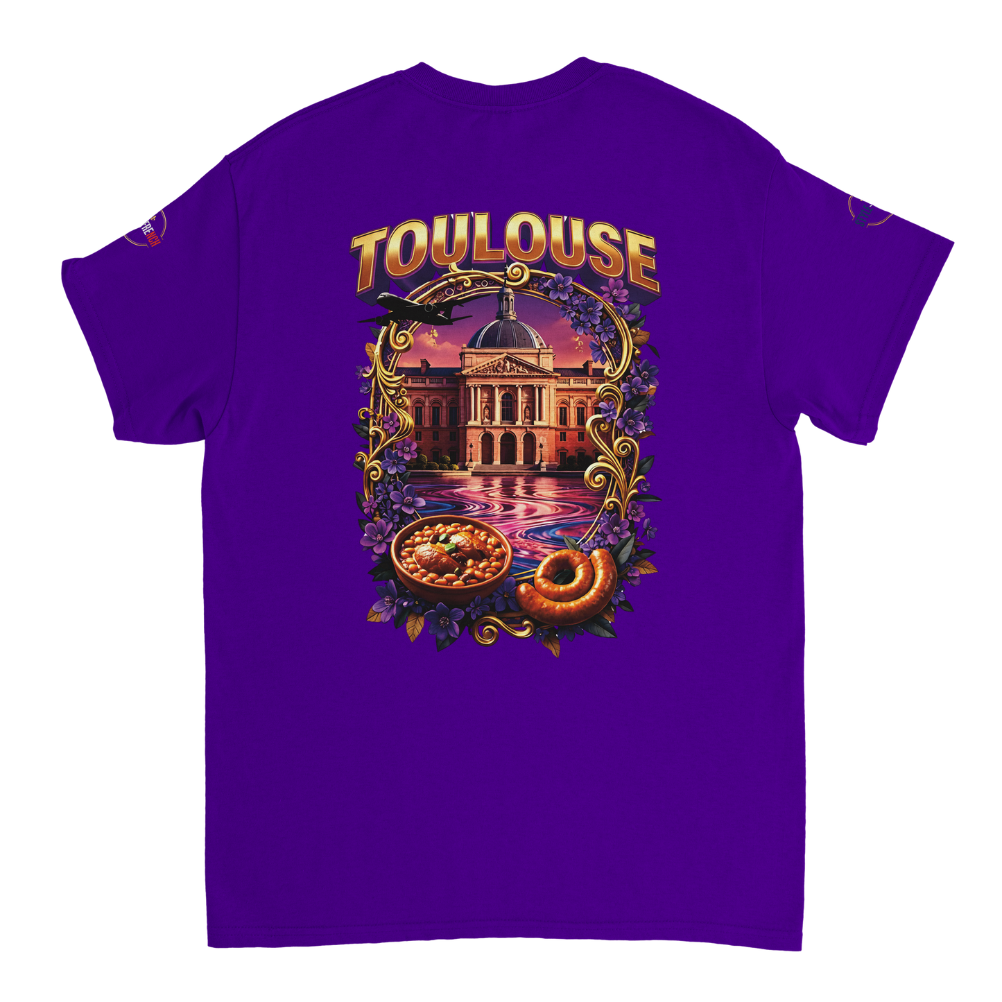 T-Shirt Unisexe Toulouse France – T-Shirt en Coton Premium à Coupe Classique