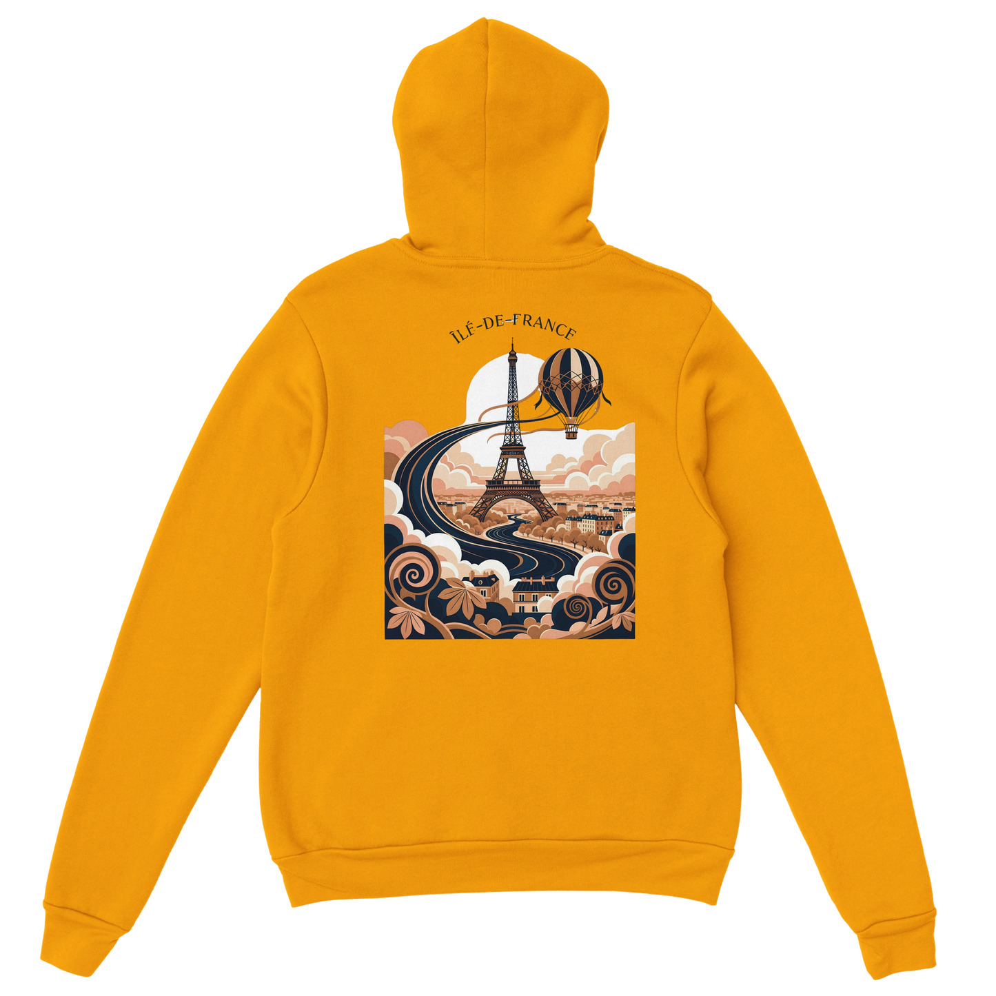 Sweat à Capuche Unisexe Île-de-France – Confort et Style Premium