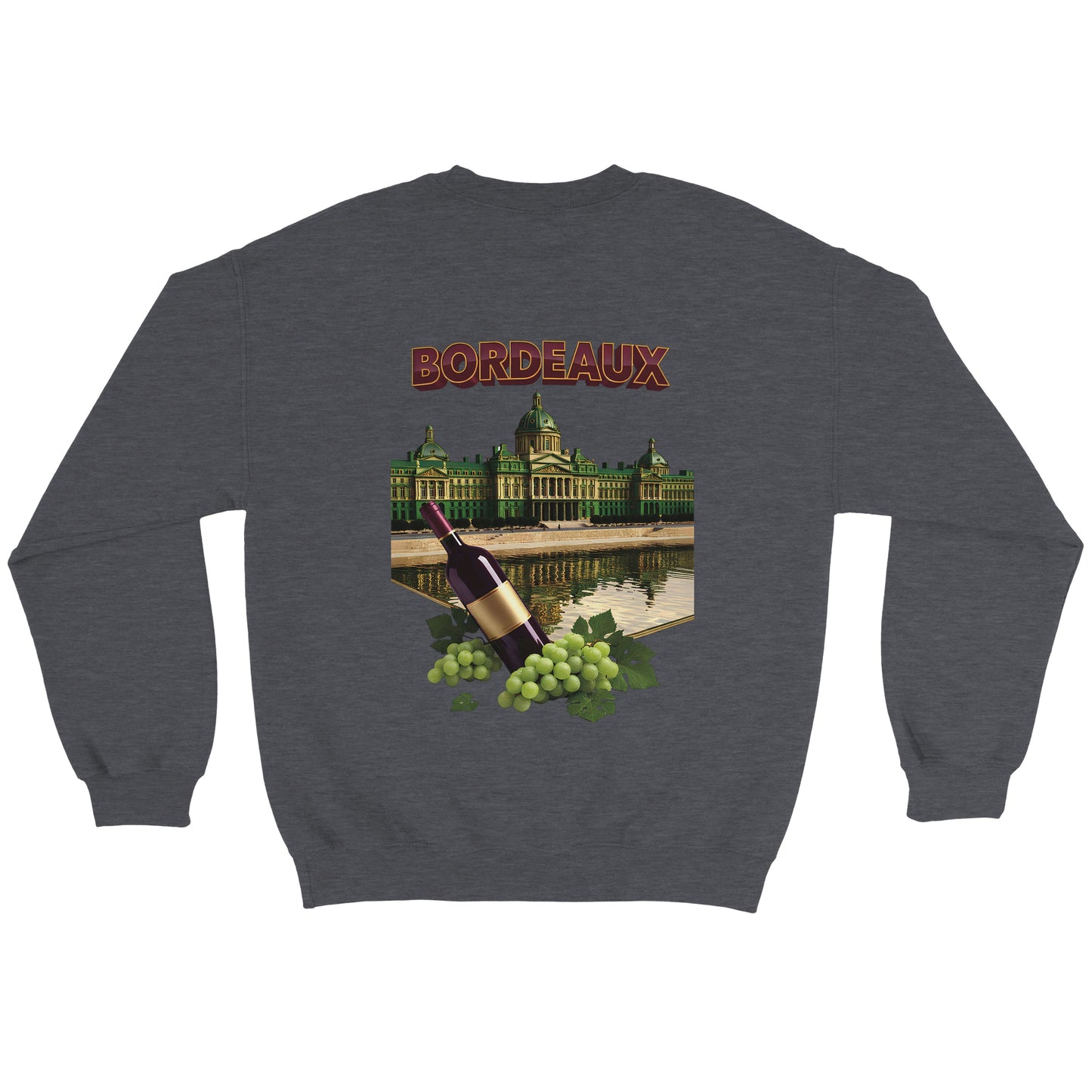 Sweat-shirt Unisexe Bordeaux Ville de France – Classique et Confortable