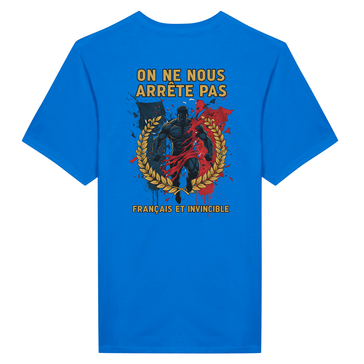T-shirt Homme « On Nous Arrête Pas » - Classique Ras du Cou Gildan 64000