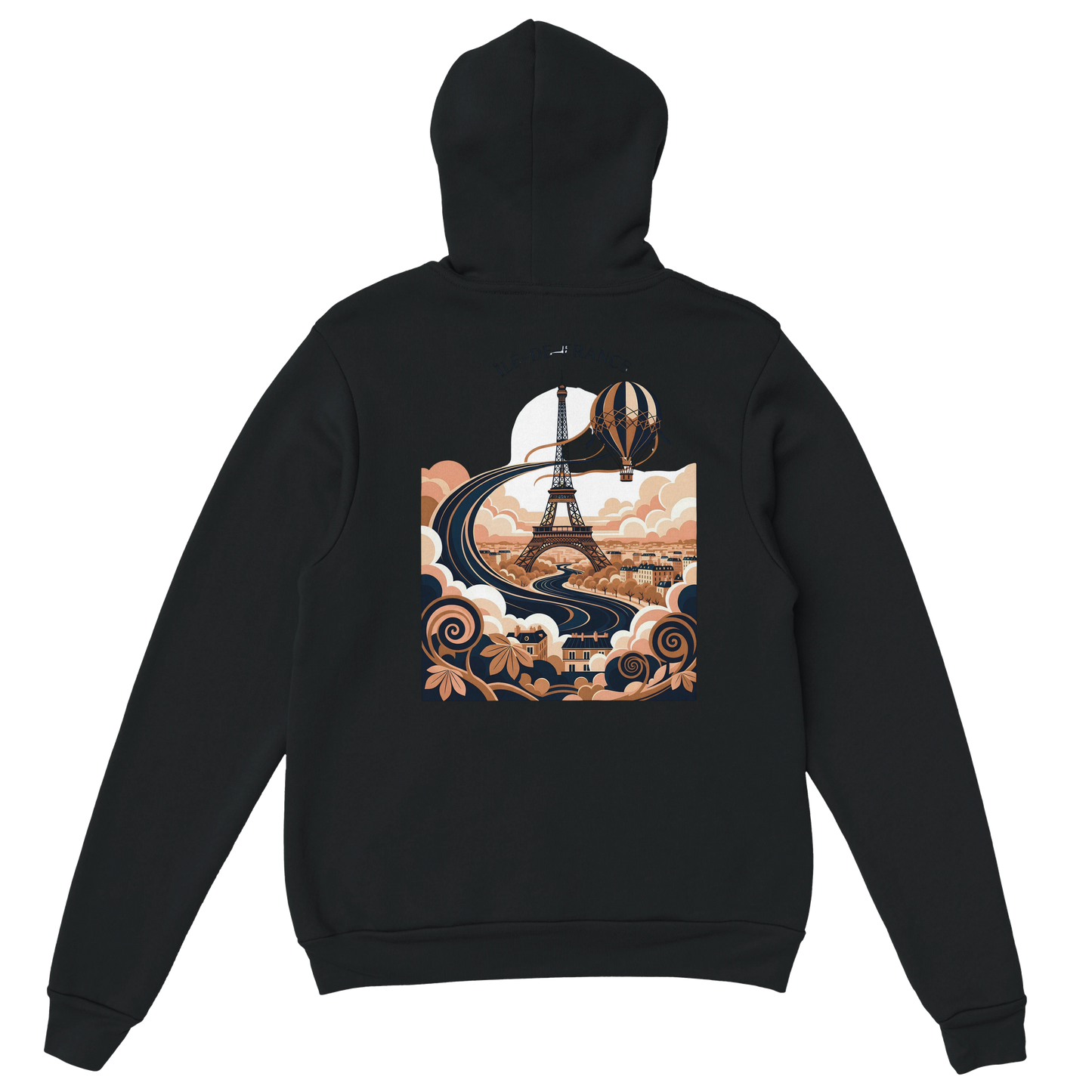 Sweat à Capuche Unisexe Île-de-France – Confort et Style Premium