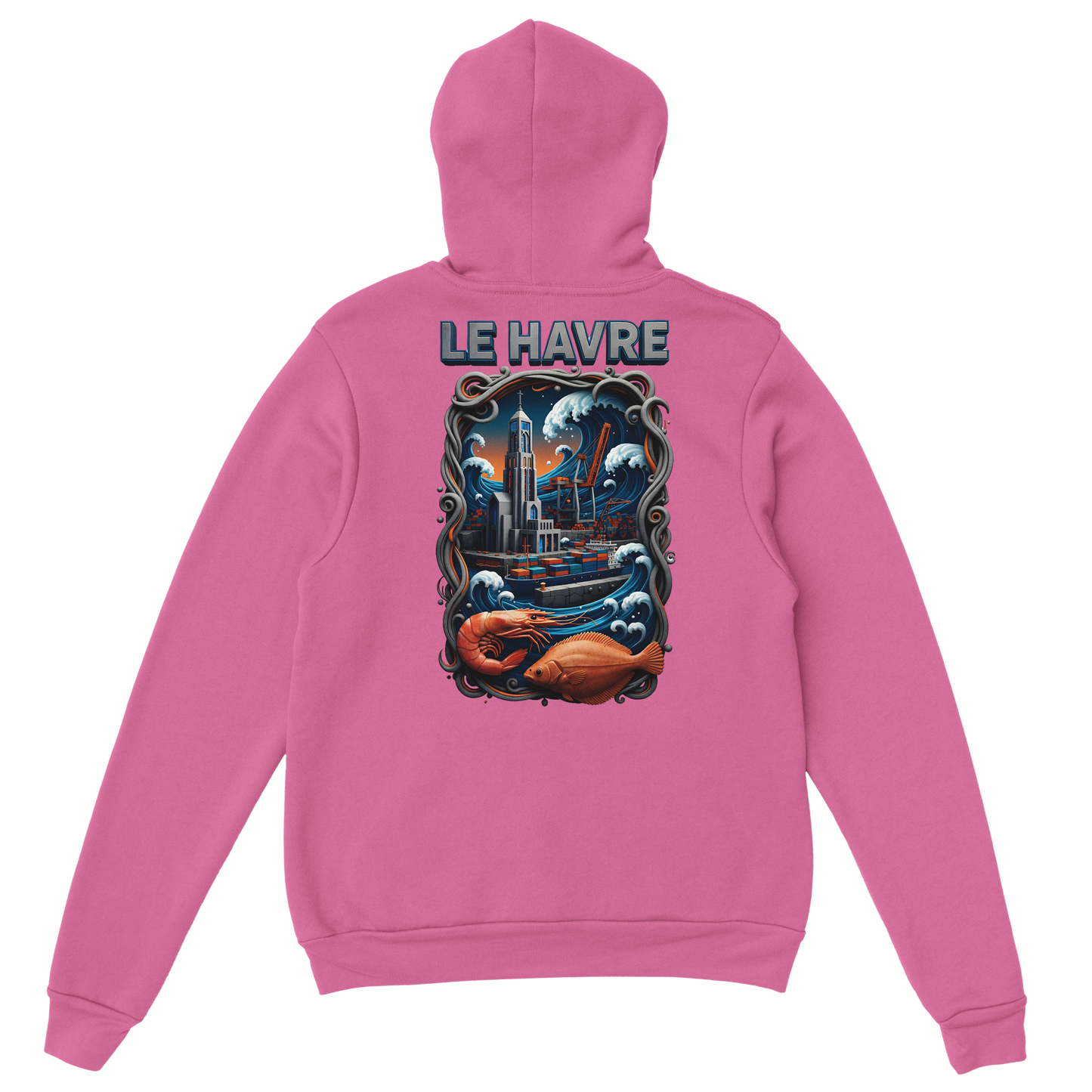 Sweat à Capuche Unisexe Le Havre – Hoodie Confortable et Résistant