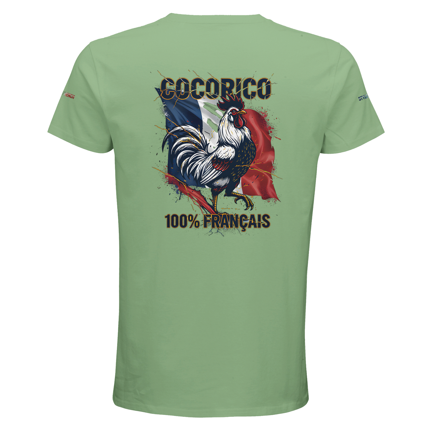 T-shirt Homme Cocorico - Coton Bio Premium à Col Rond