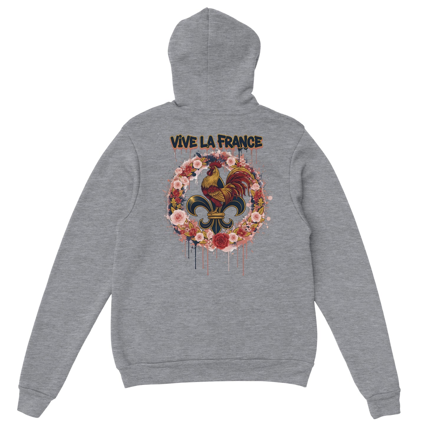 Sweat à capuche femme  Vive la France – Hoodie Premium Confortable et Résistant