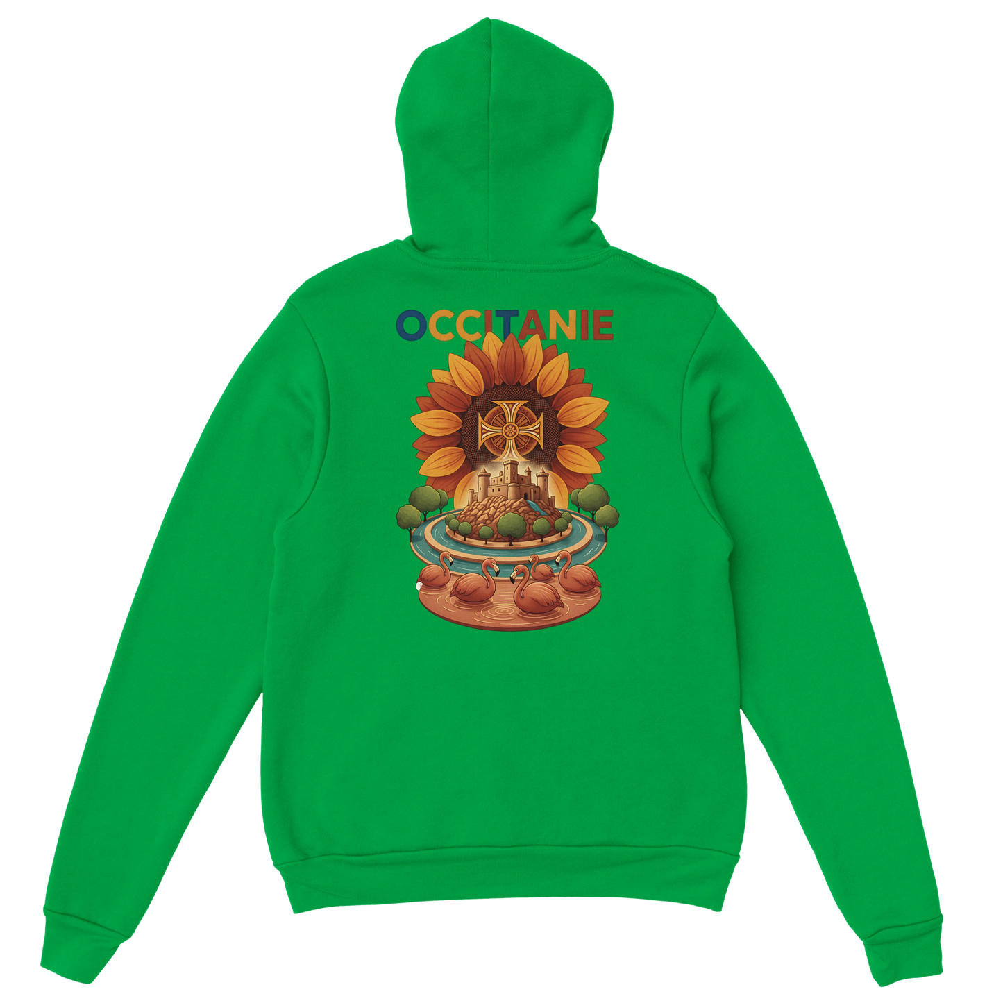 Sweat à Capuche Unisexe Occitanie – Hoodie Confortable et Résistant