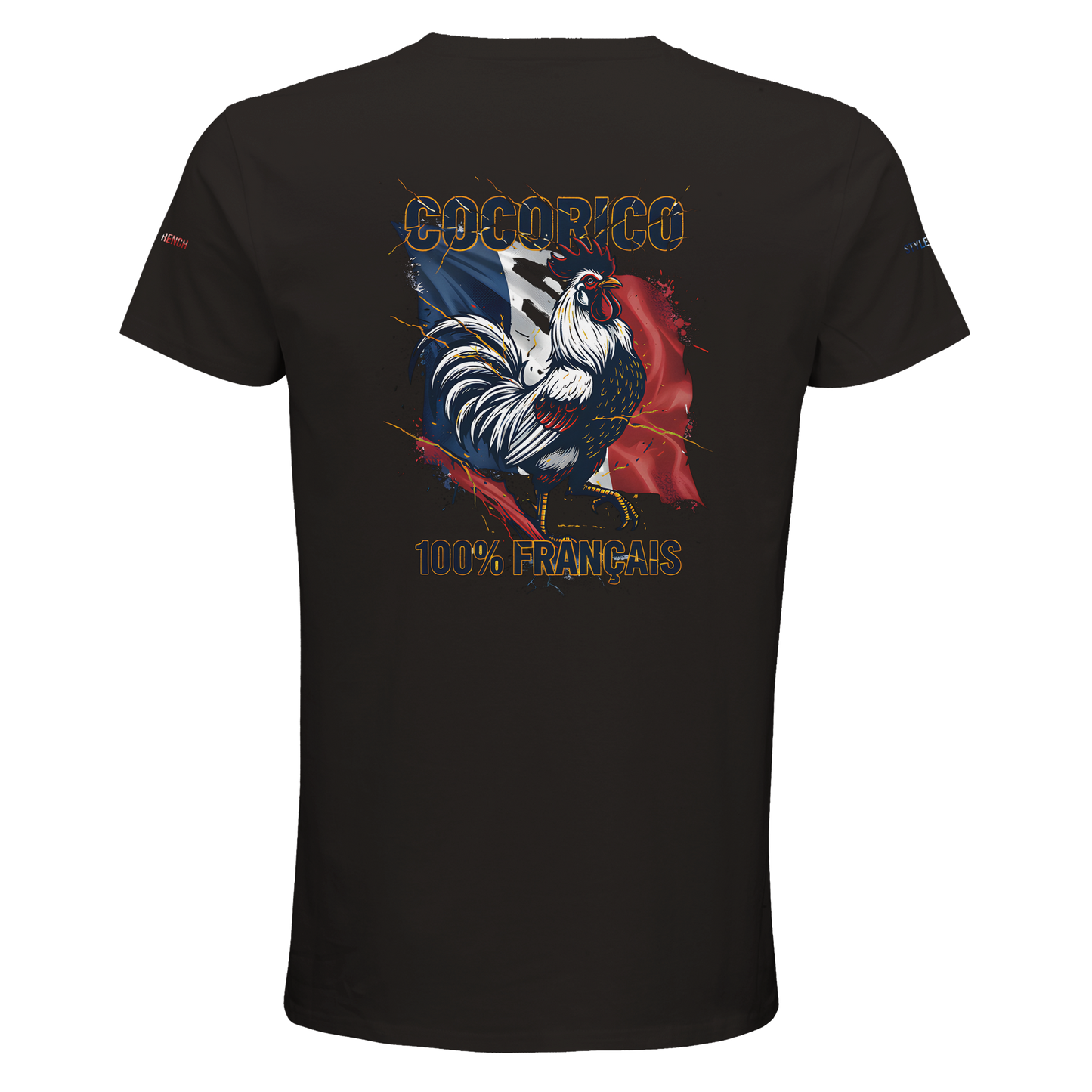 T-shirt Homme Cocorico - Coton Bio Premium à Col Rond